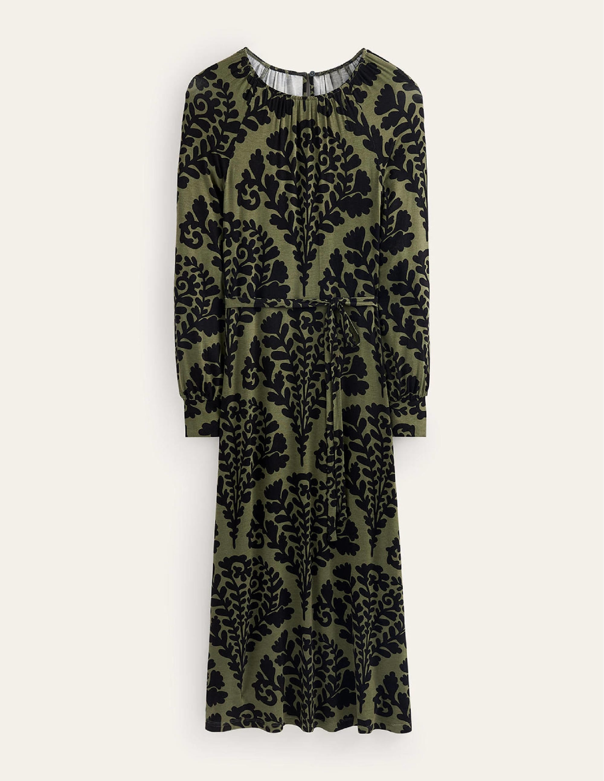 Maxikleid mit platziertem Druck-Fichte, Blumig - Image 7