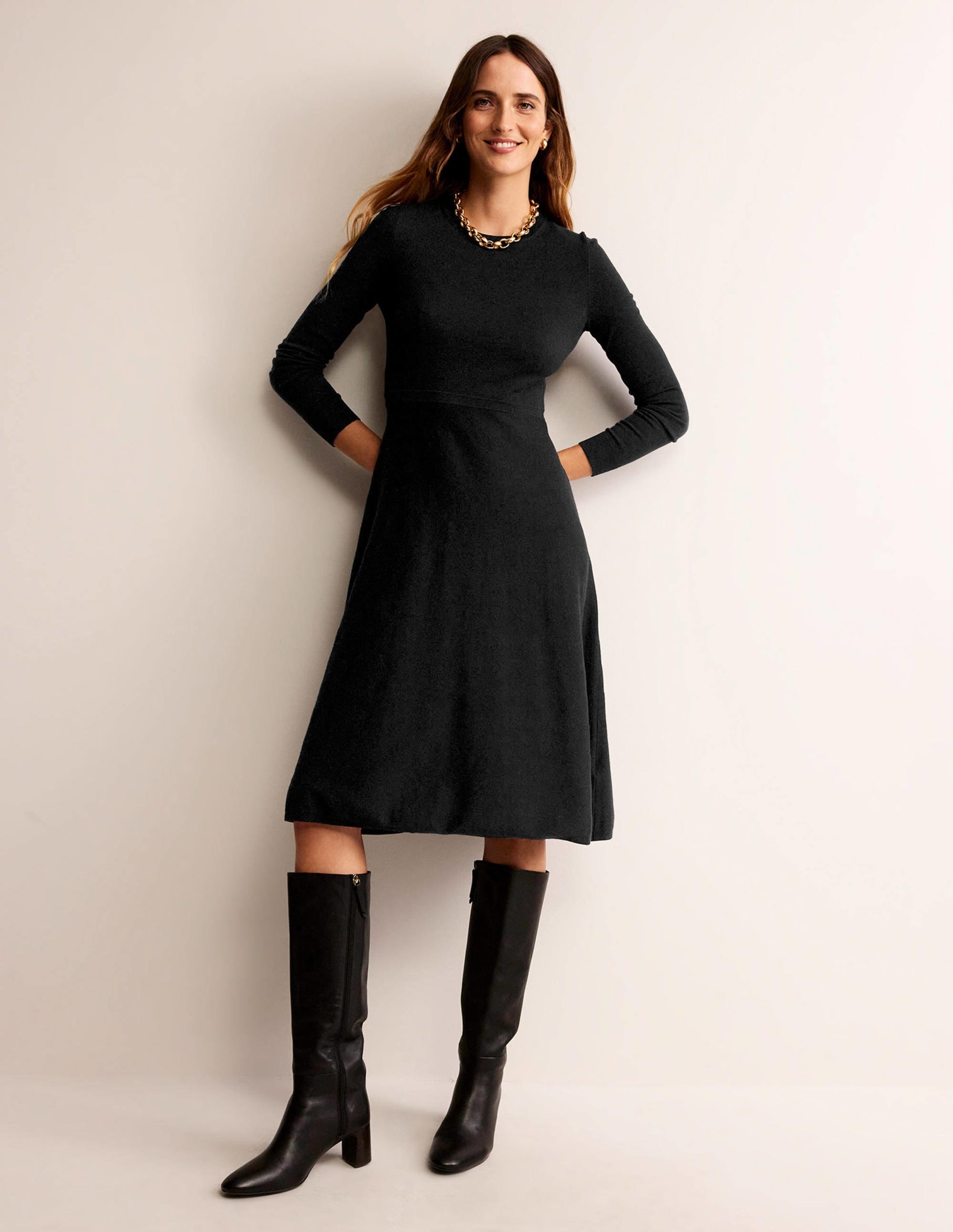 Maria Strick-Midikleid-Schwarz - Image 1