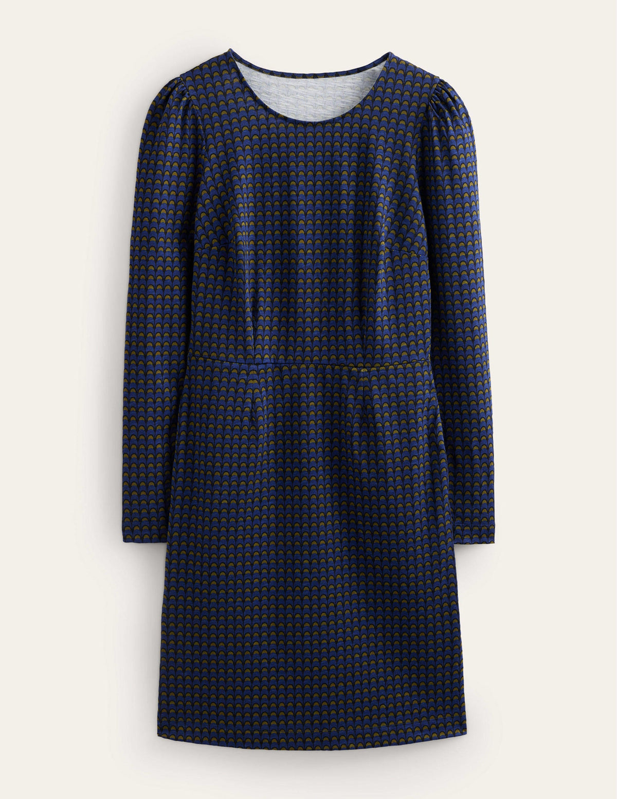 Penelope Jersey-Kleid-Saphirblau, Zauber Geo - Image 8