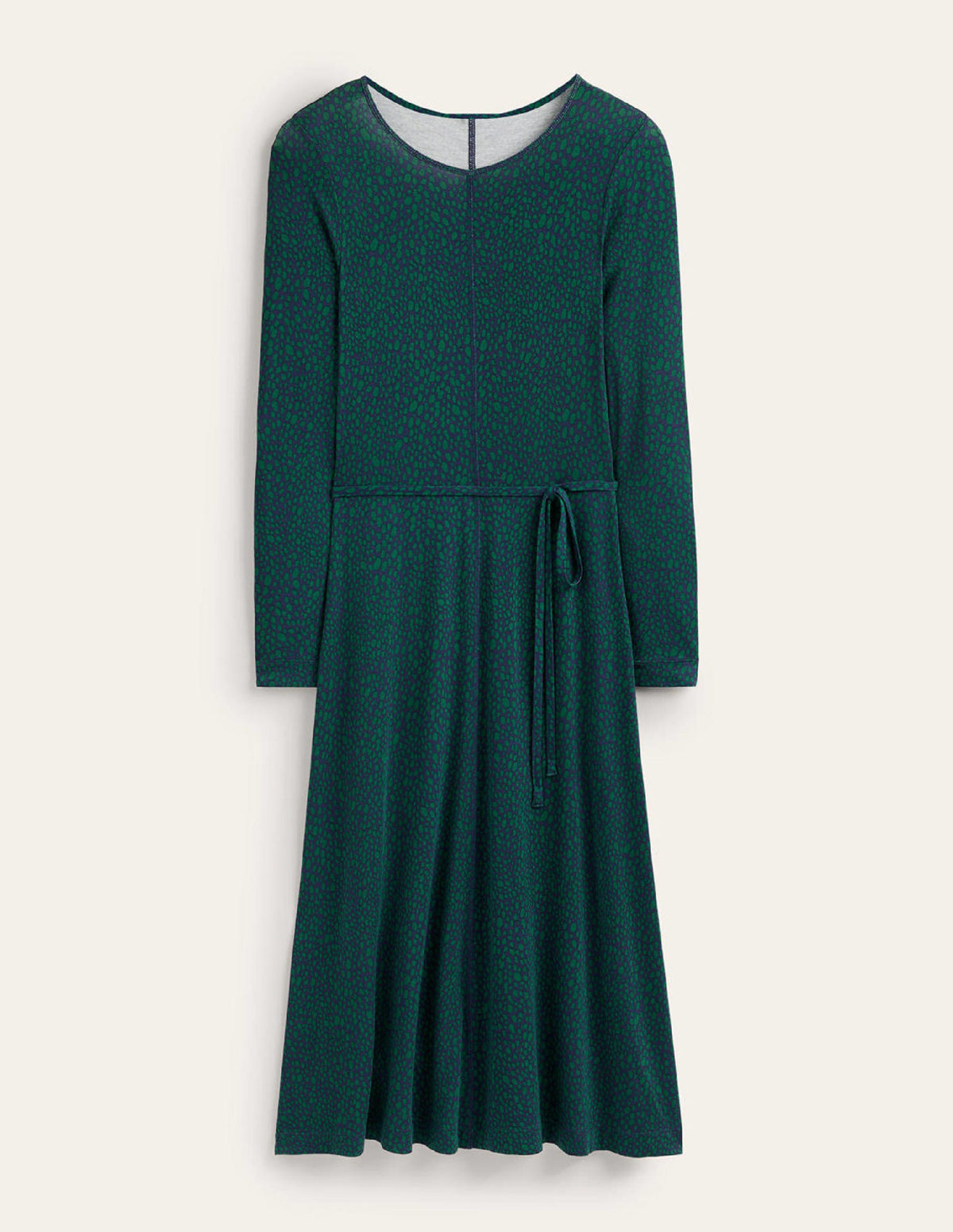 Lucy Jersey-Midikleid-Amazonasgrün, Tierflecken - Image 5