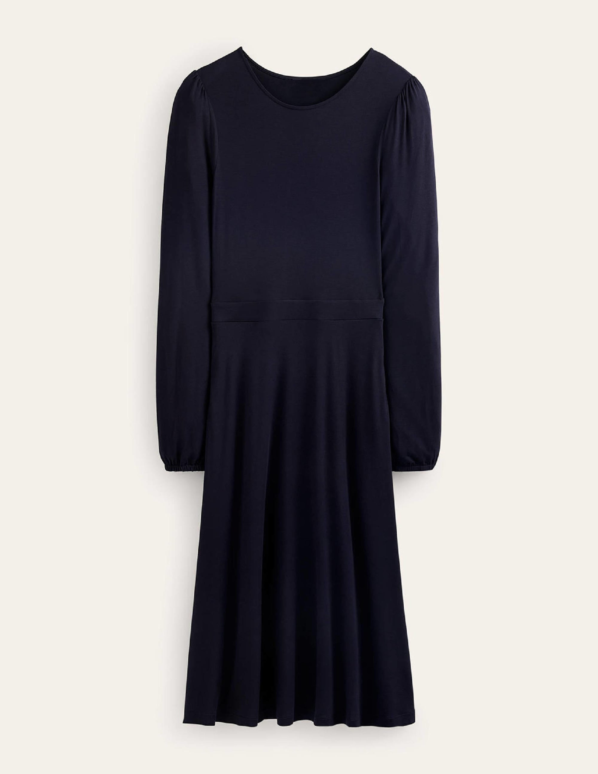 Camille Jersey Midi Dress-Navy - Image 5