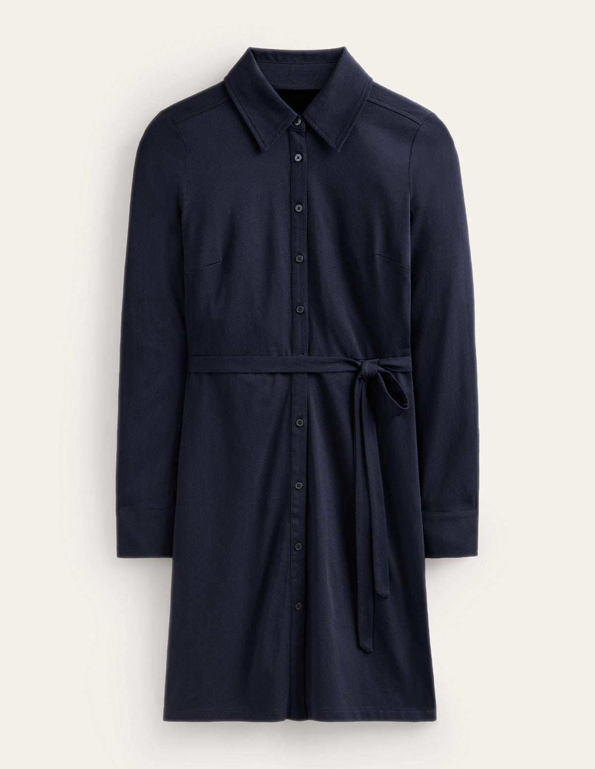 Jessie Jersey-Hemdblusenkleid-Marineblau - Image 5