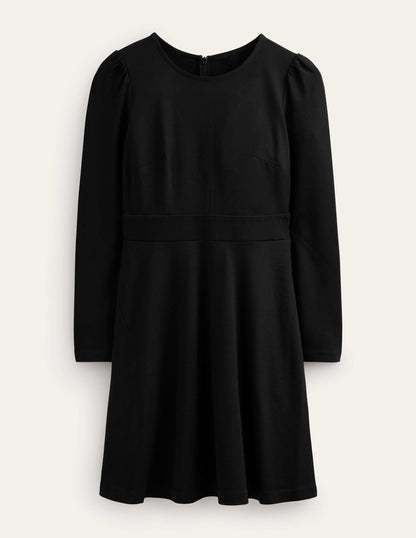 Sabrina Ponte-Kleid-Schwarz-5