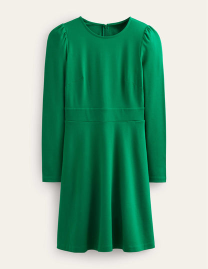 Sabrina Ponte-Kleid-Veridiangrün