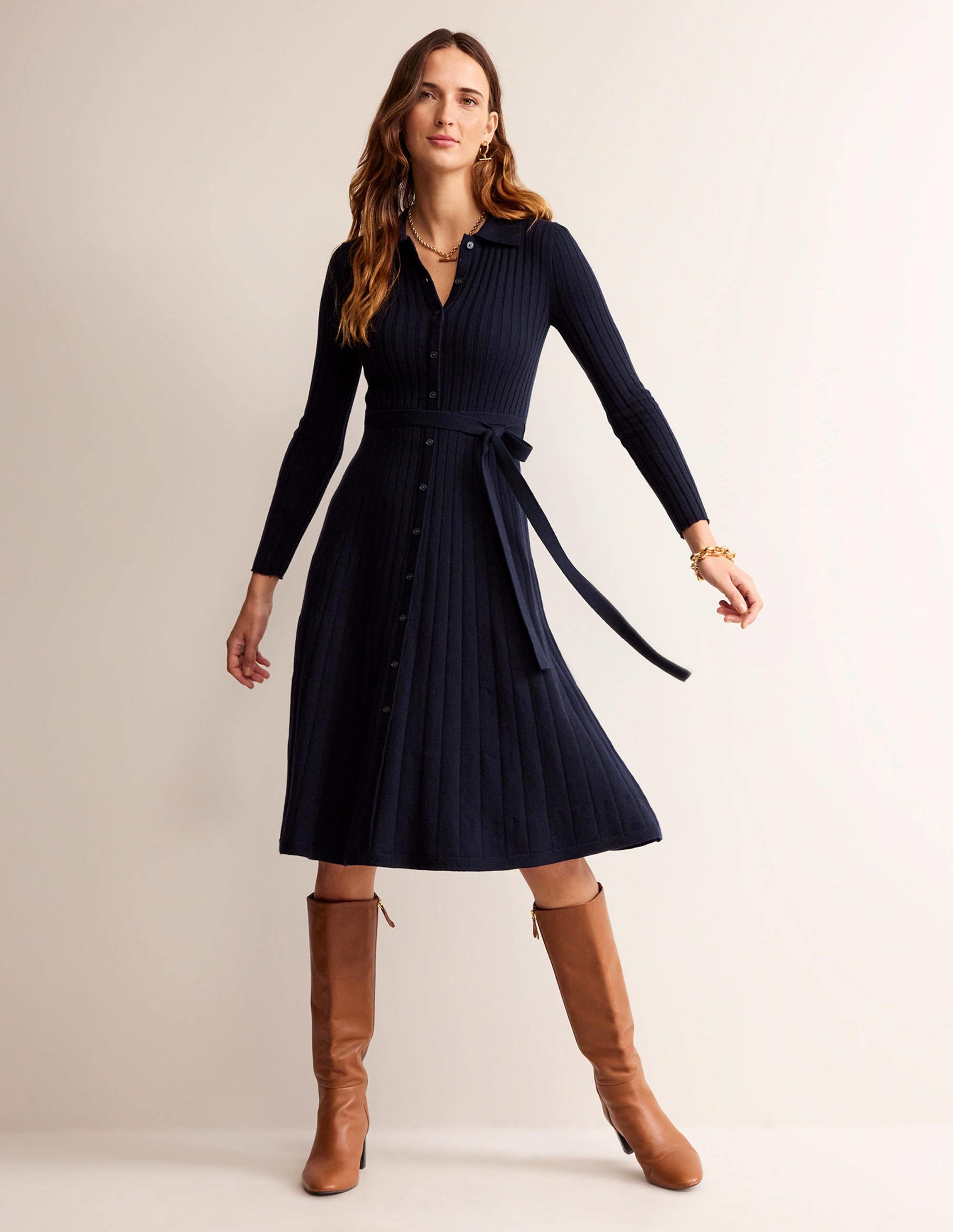 Rachel Strick-Hemdkleid-Blau - Image 1