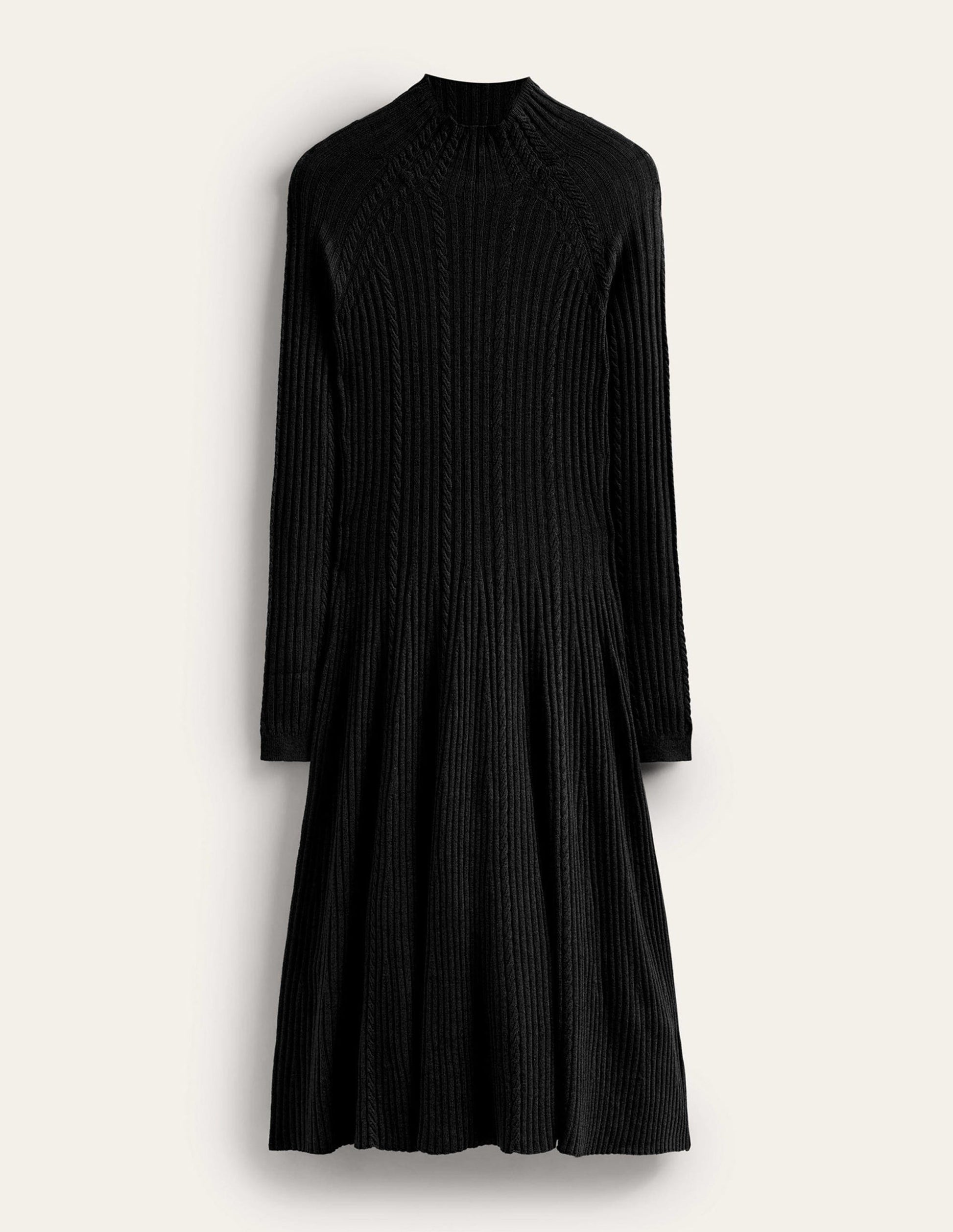 Robe Tessa en maille-Noir-5