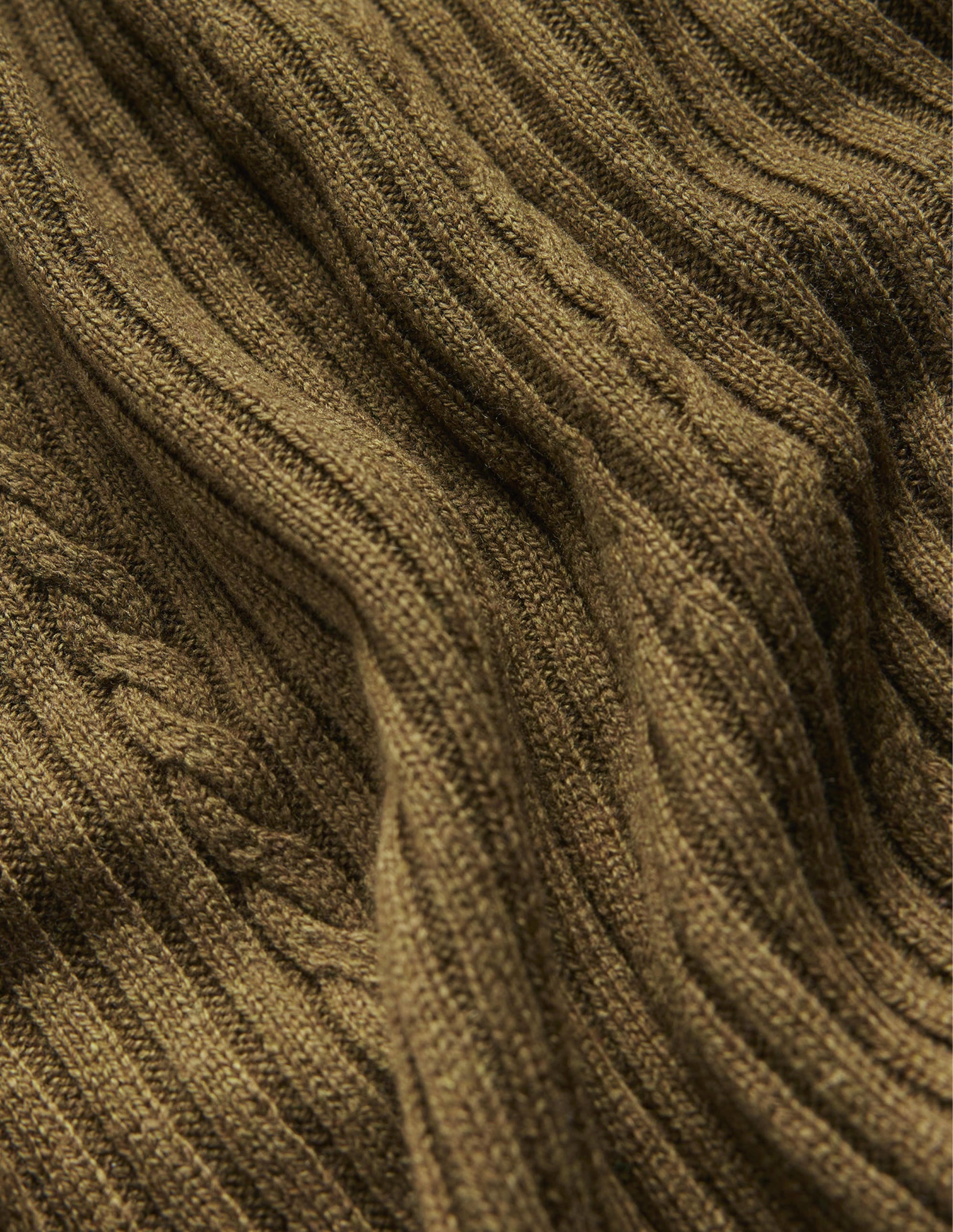 Tessa Strickkleid-Dunkles Moosgrün - Image 7