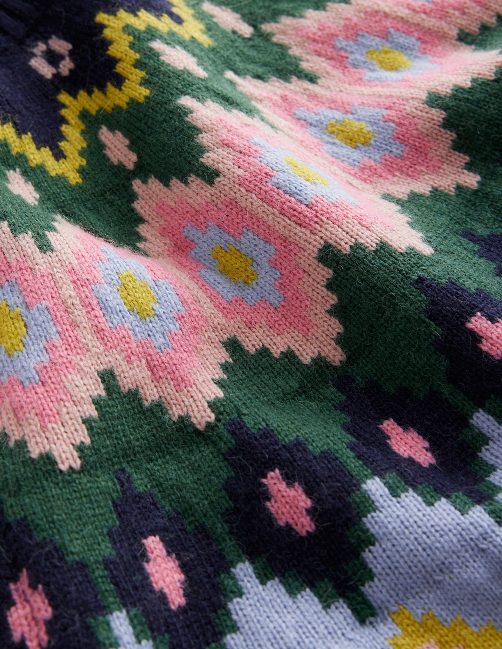 Edith Fair-Isle-Strickkleid-Marineblau-9