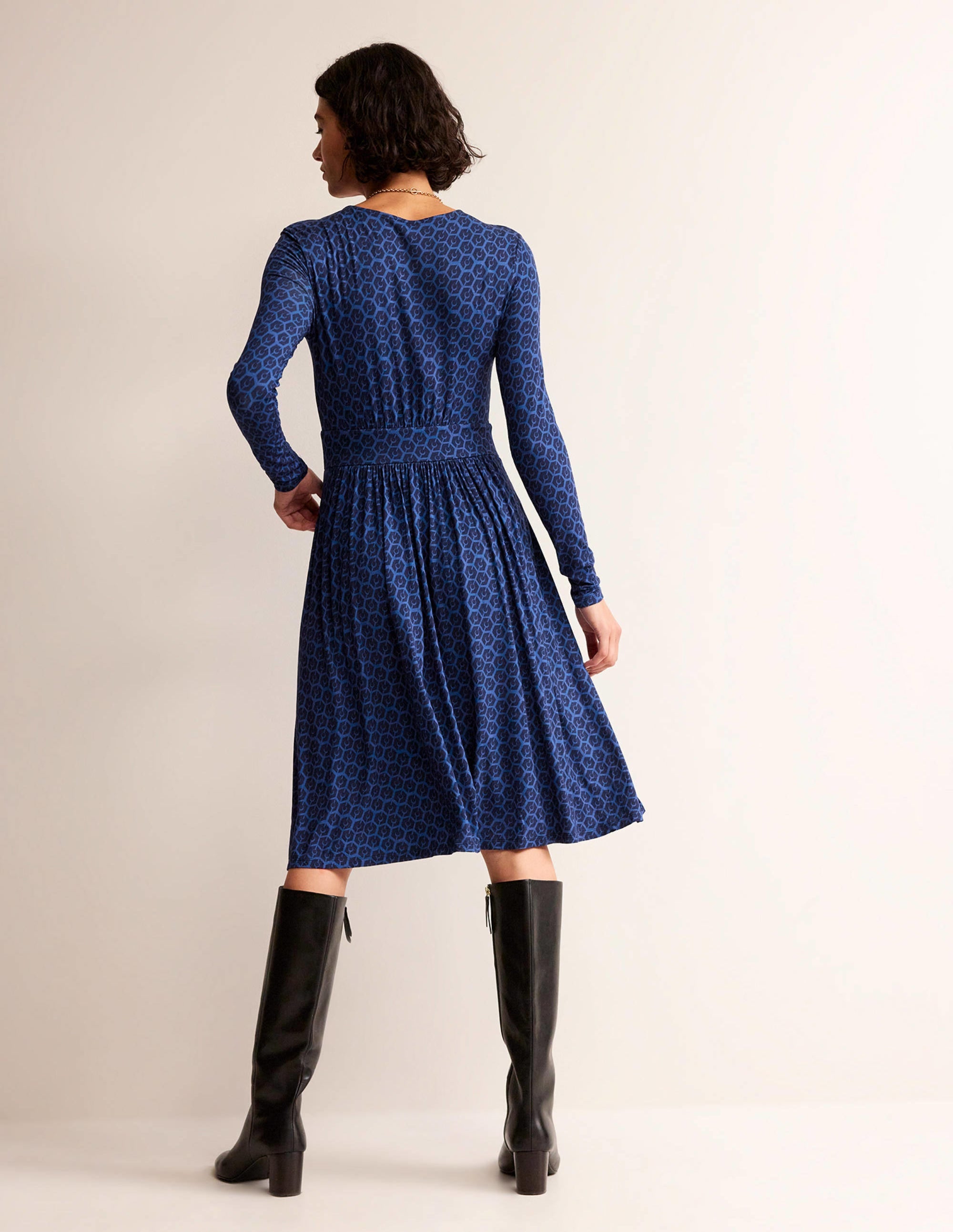 Thea Short Jersey Dress-Atlantic , Reverie Small - Image 3