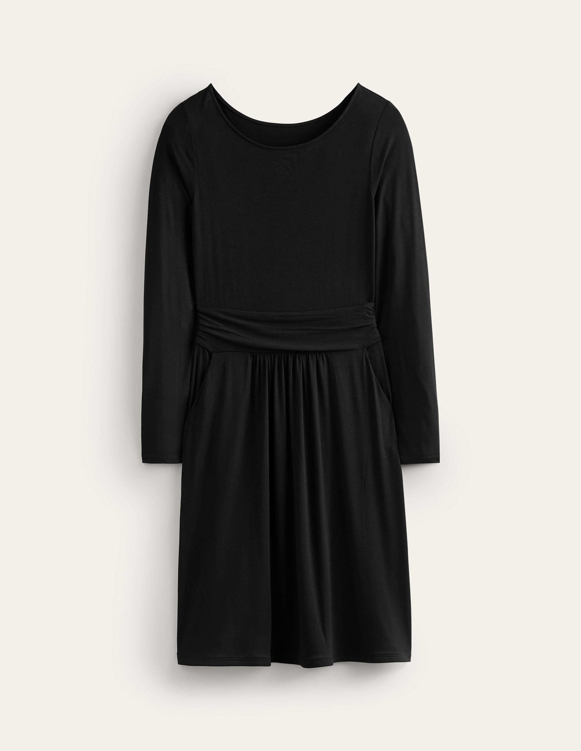 Abigail Jersey Dress-Black-5