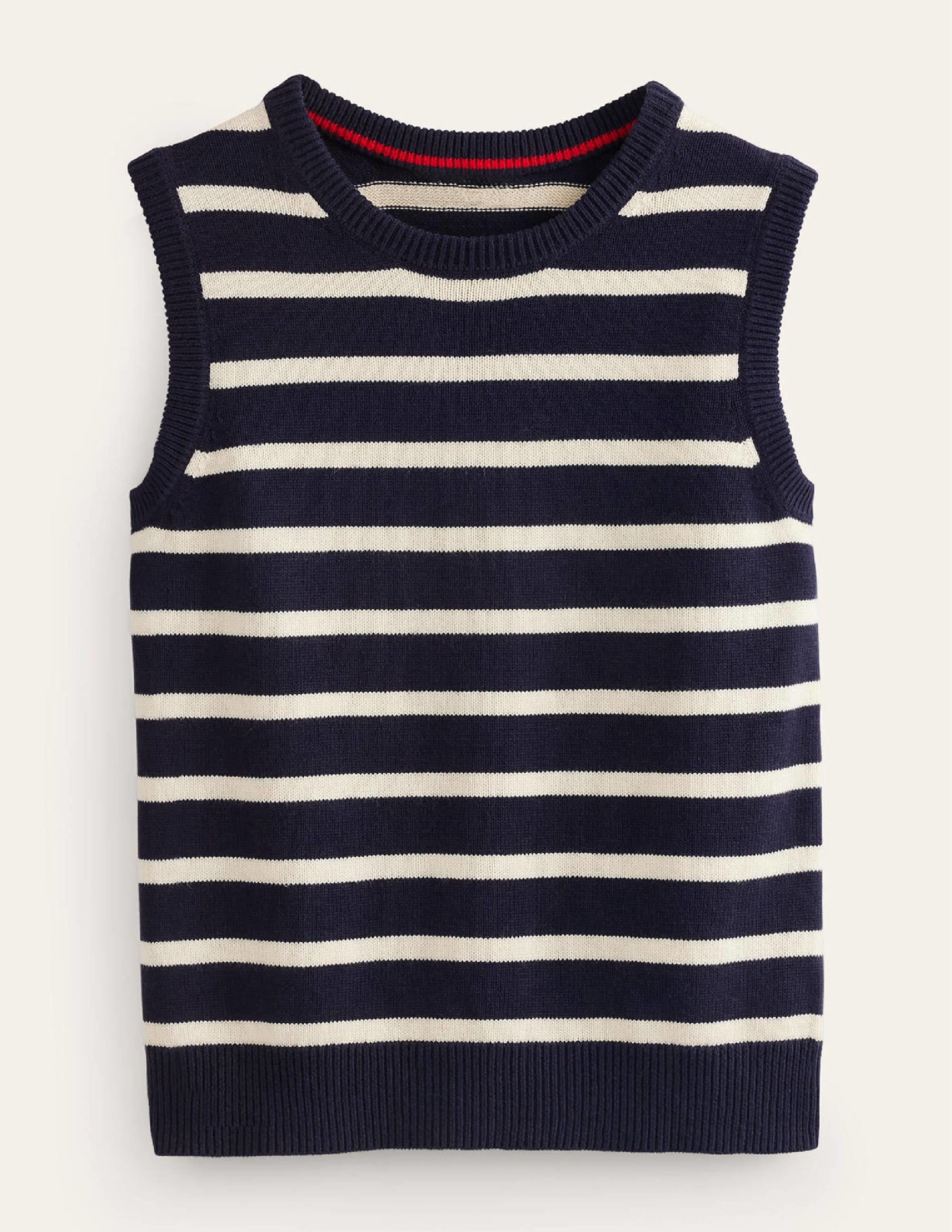 Harriet Top-Marineblau und Naturweiß - Image 7