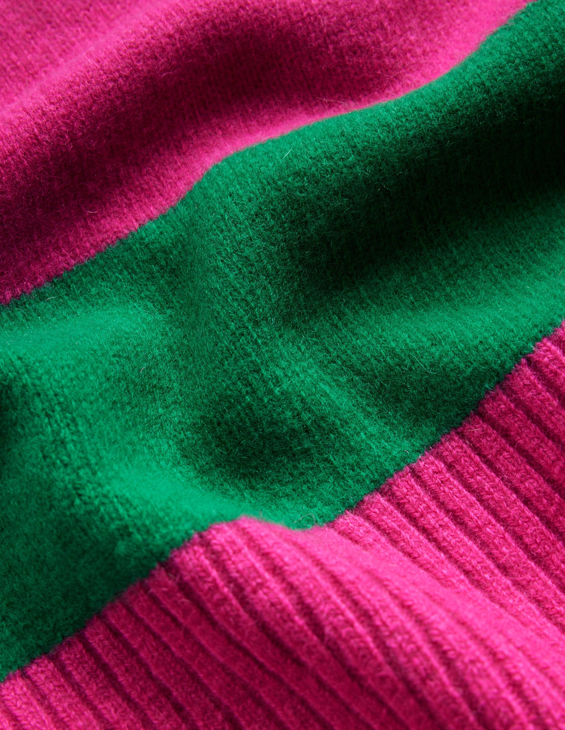 Jessica Oversize-Pullover-Kräftiges Pink/Veridiangrün-7