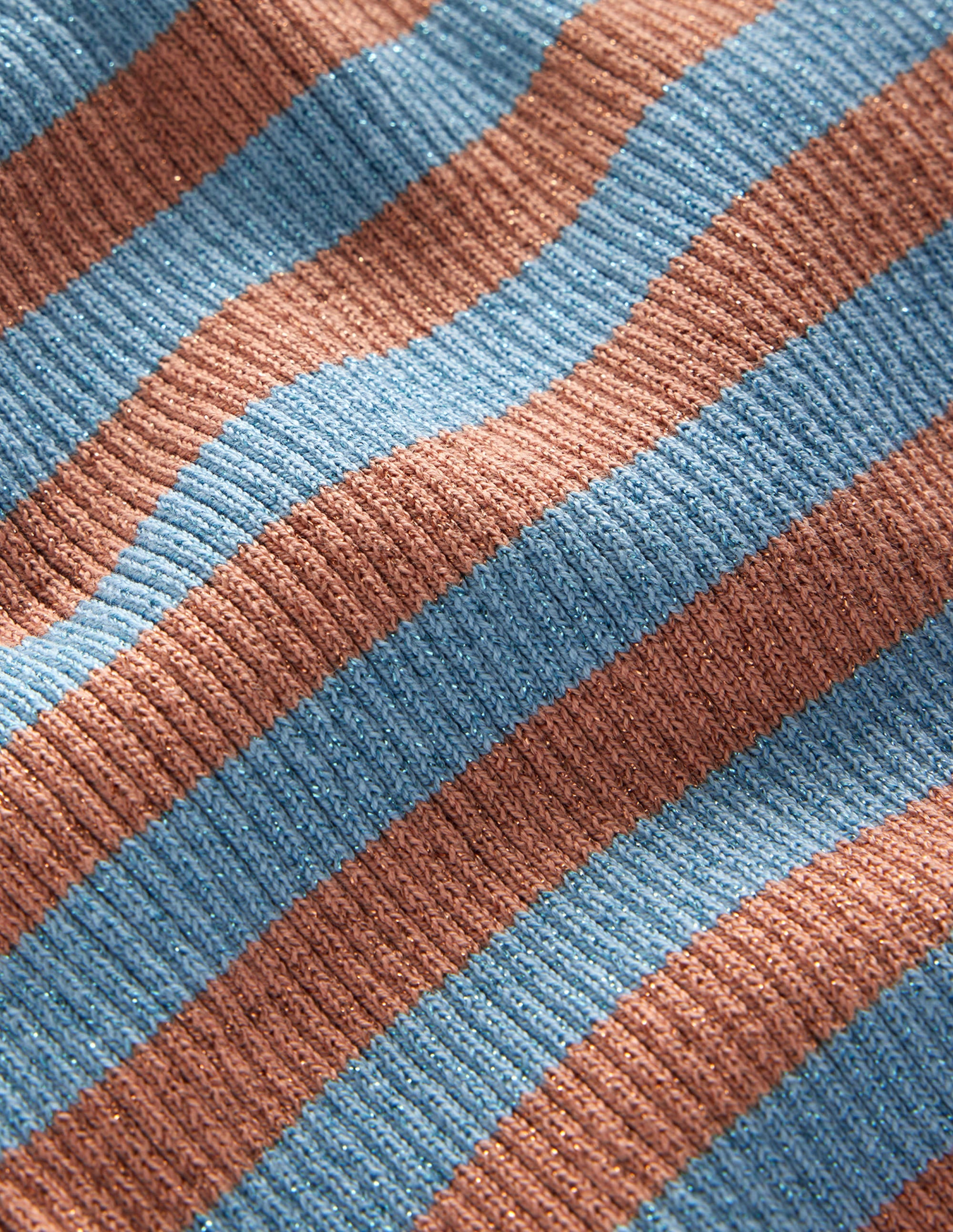 Pull Matilda étincelant-Bleu clair et cuivre - Image 6