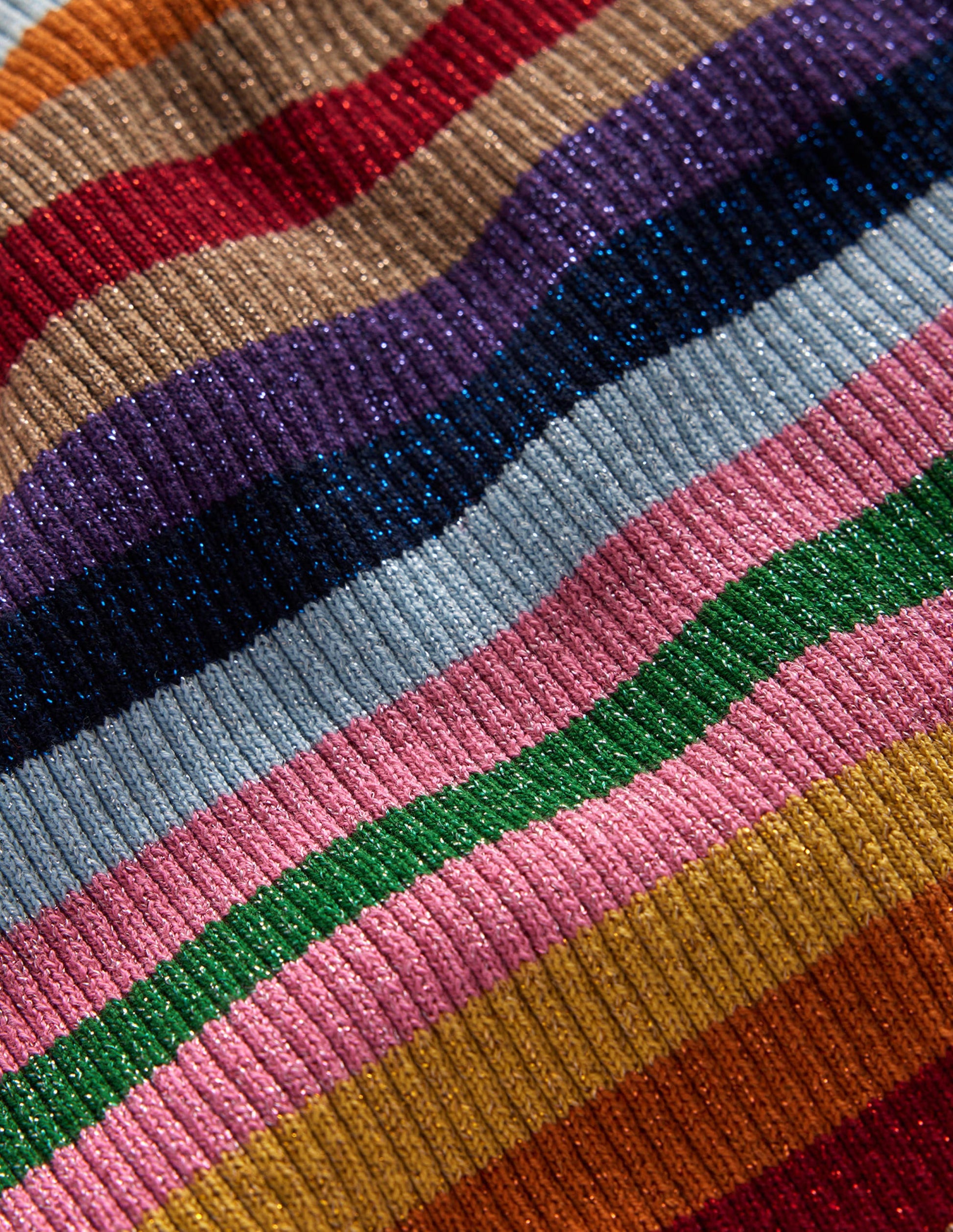 Matilda Glitzer-Pullover-Glitzer/Bunt, Gestreift-7