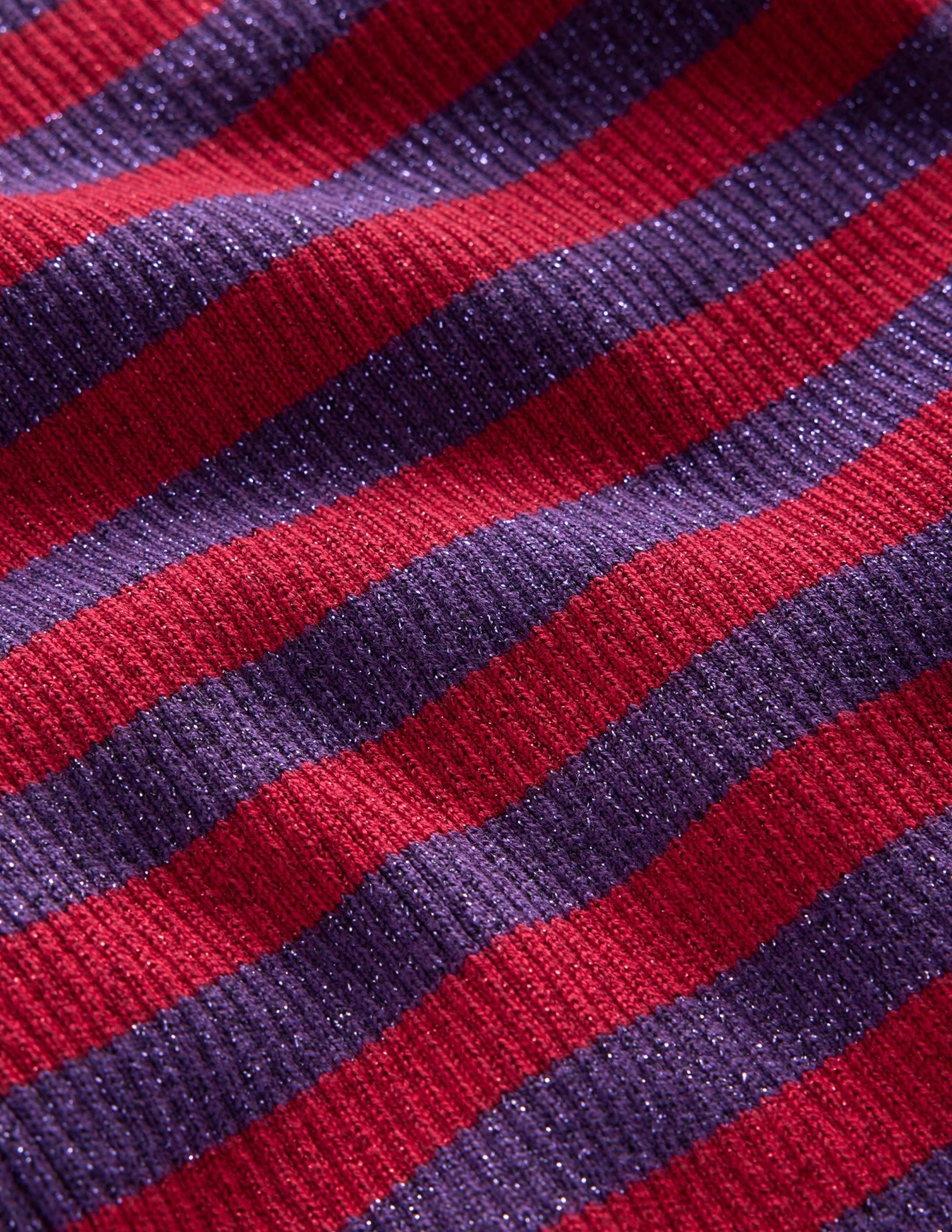 Matilda Glitzer-Pullover-Sattes Violett und Dunkelrot - Image 6