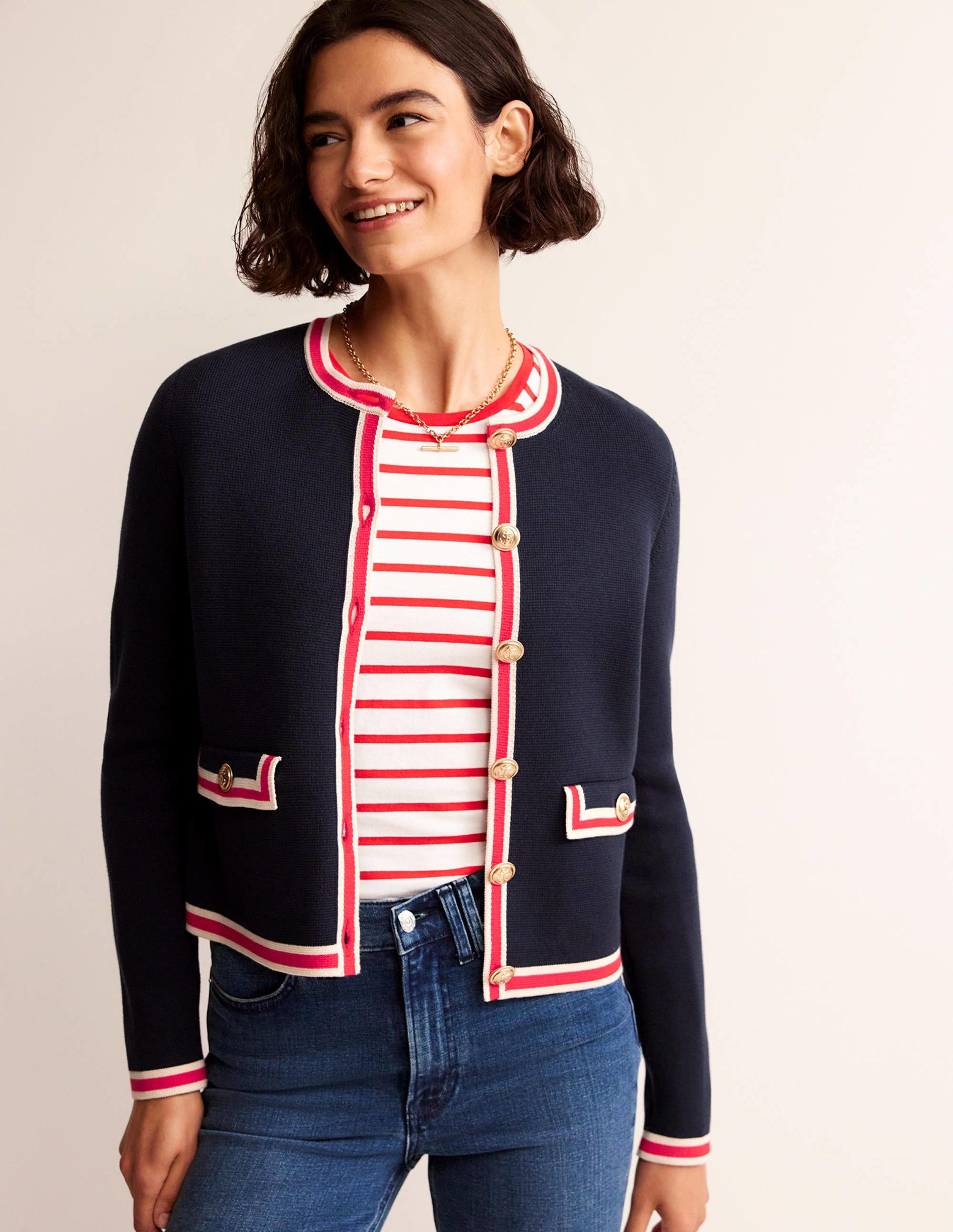Holly Cardigan-Marineblau - Image 1