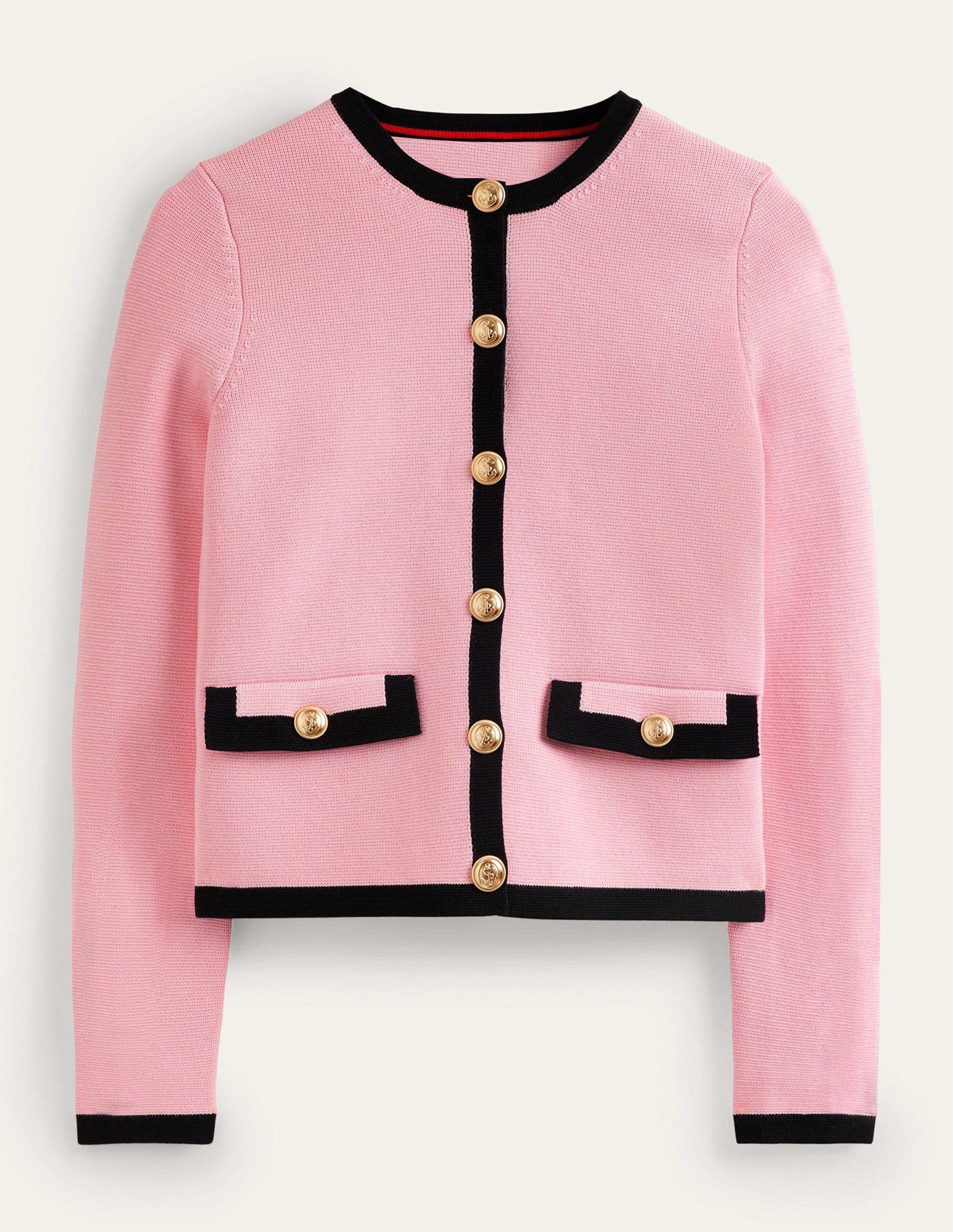 Veste Holly en maille-Rose orchidée-7