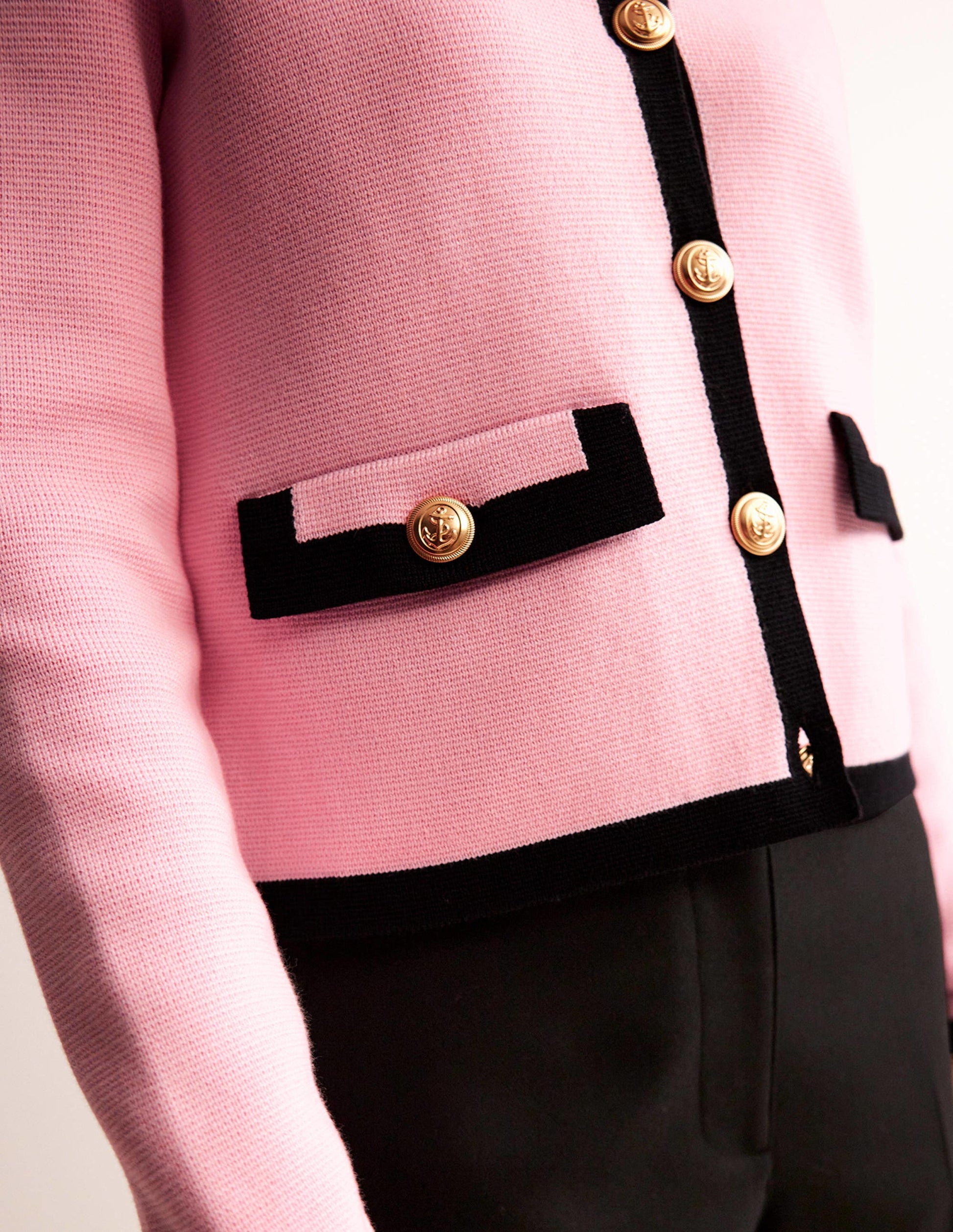 Veste Holly en maille-Rose orchidée-3