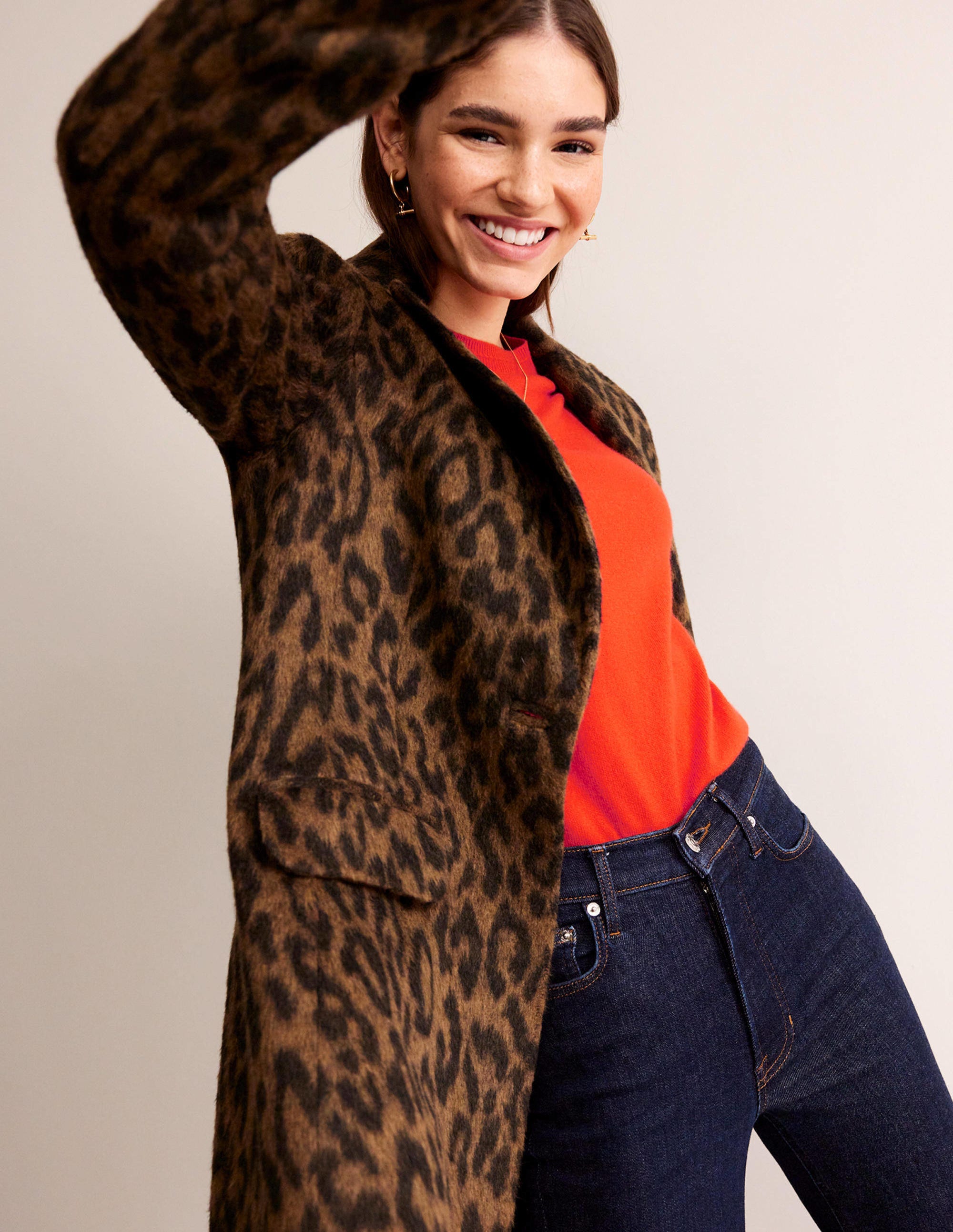 Eva Kaschmirpullover mit Rundhalsausschnitt-Knallrot - Image 4