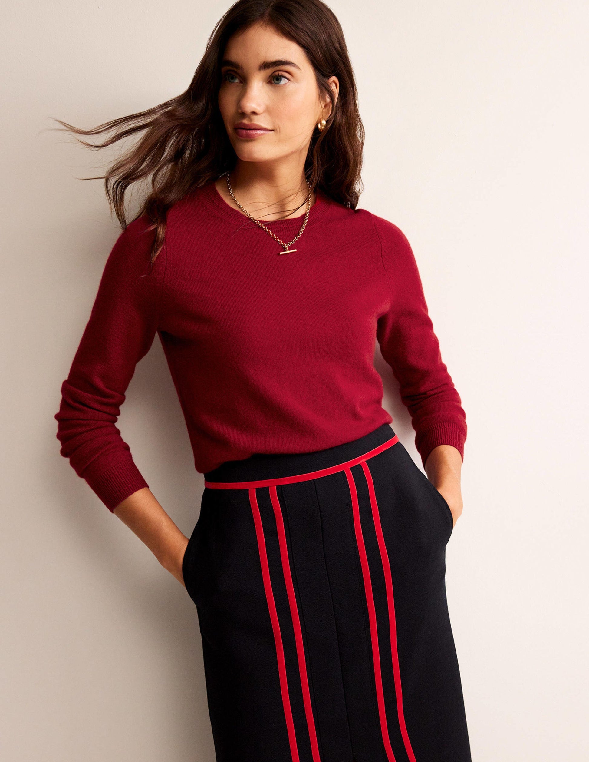 Eva Kaschmirpullover mit Rundhalsausschnitt-Salsa-4