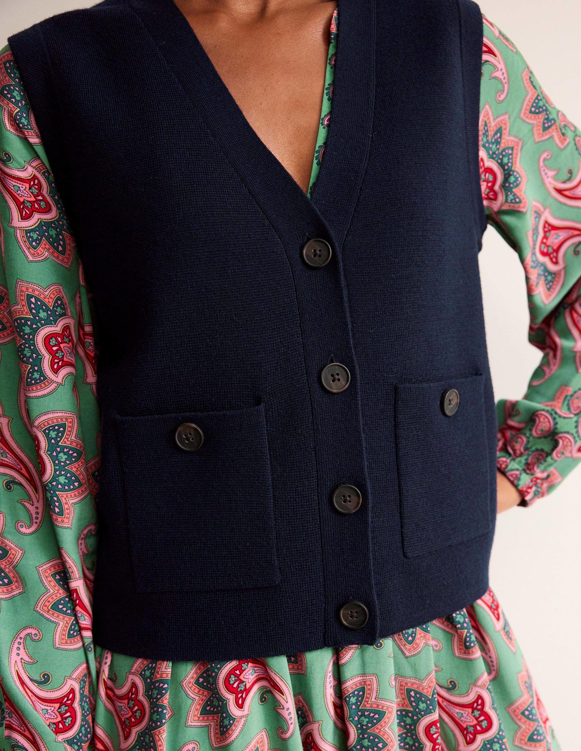 Cardigan-Top-Marineblau-2