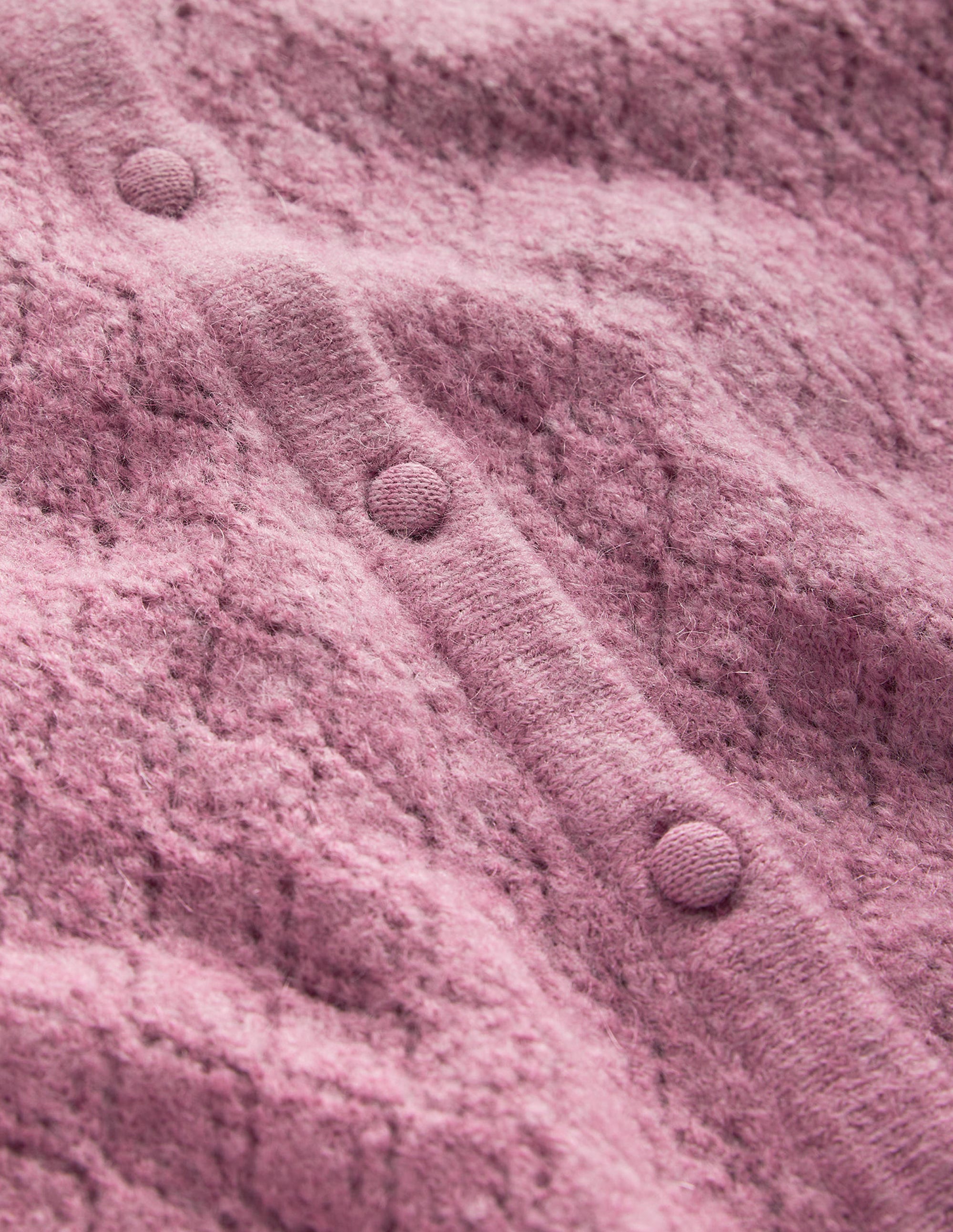 Flauschige Pointelle-Strickjacke-Erdbeer-Sorbet - Image 12