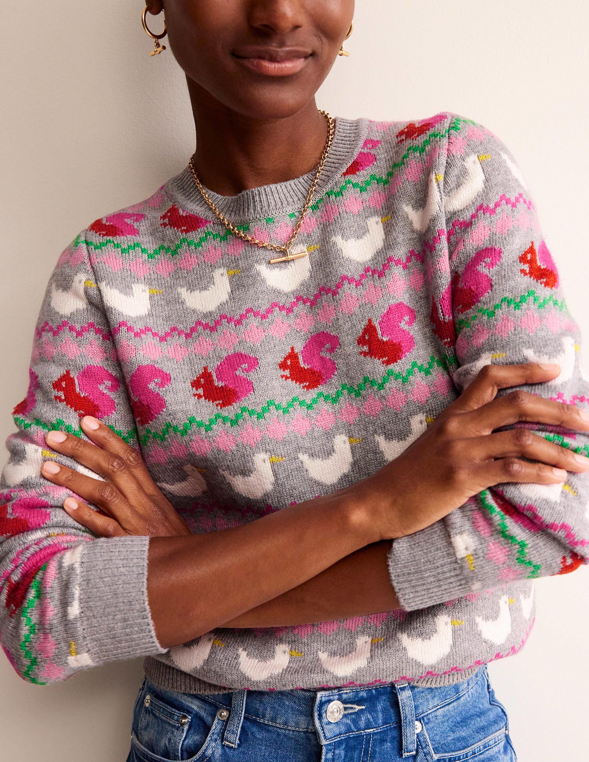 Edie Fair-Isle-Pullover-Naturliebhaber - Image 2