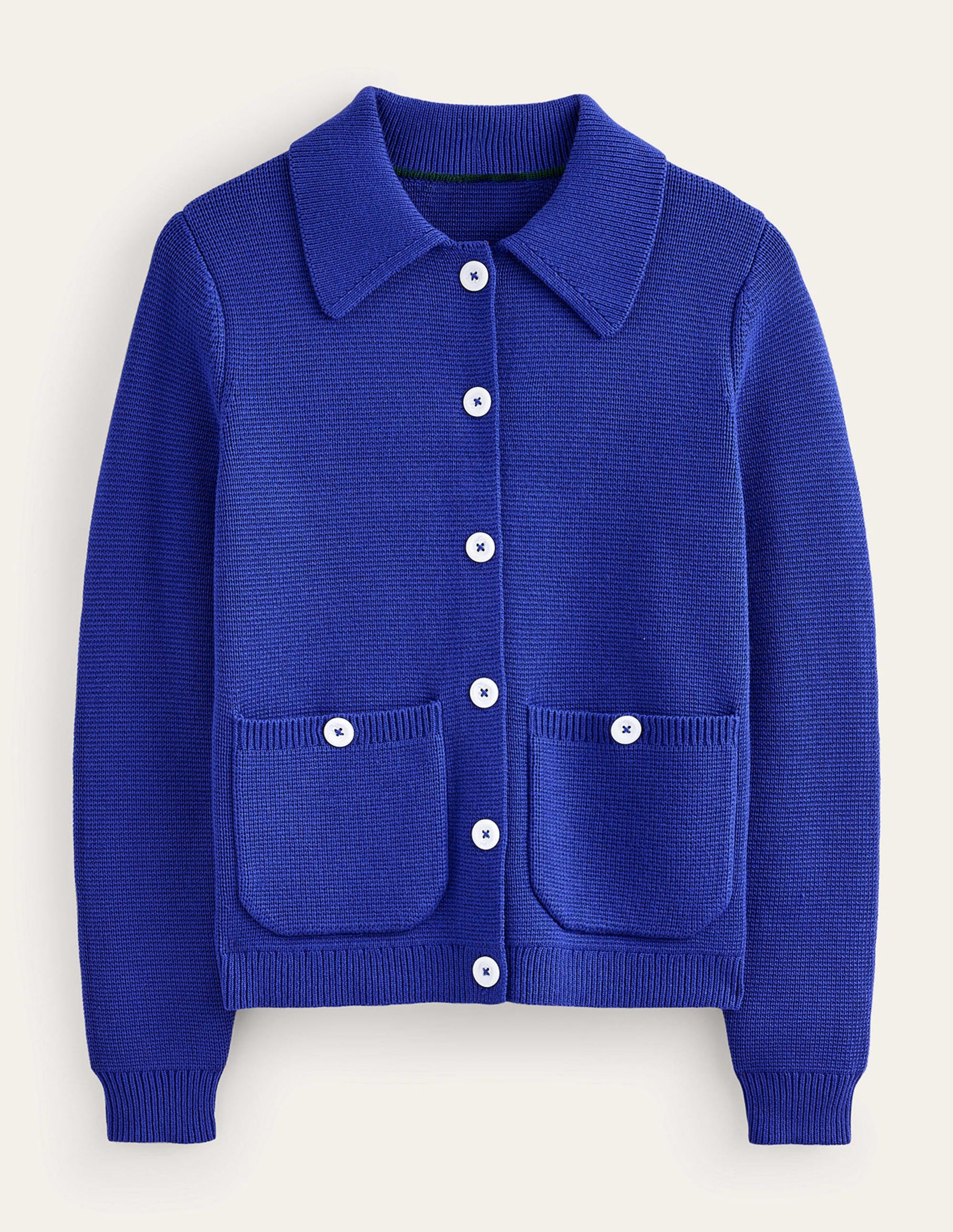 Emily Wool Blend Cardigan-Lapis-6