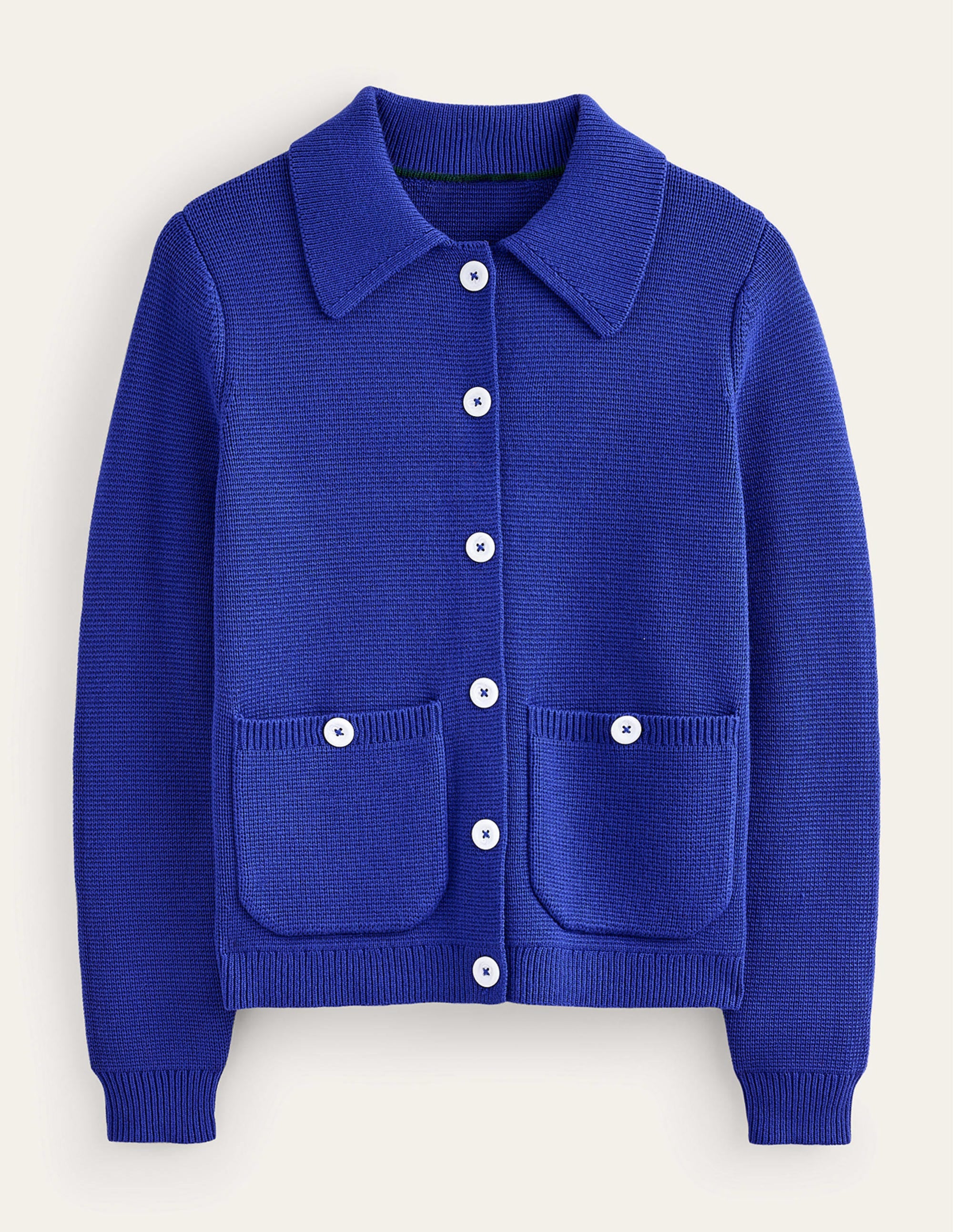 Emily Wool Blend Cardigan-Lapis - Image 6