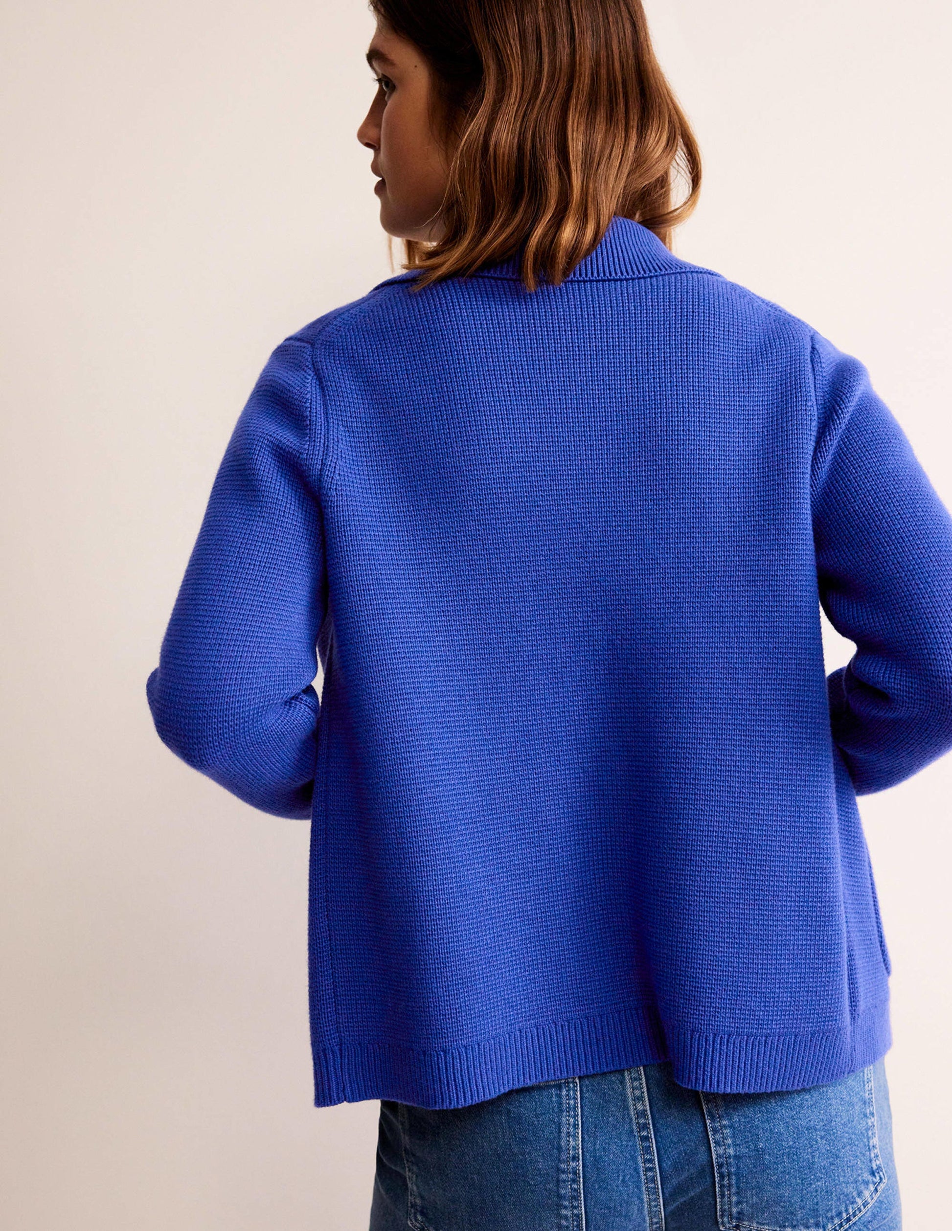 Emily Wool Blend Cardigan-Lapis-3