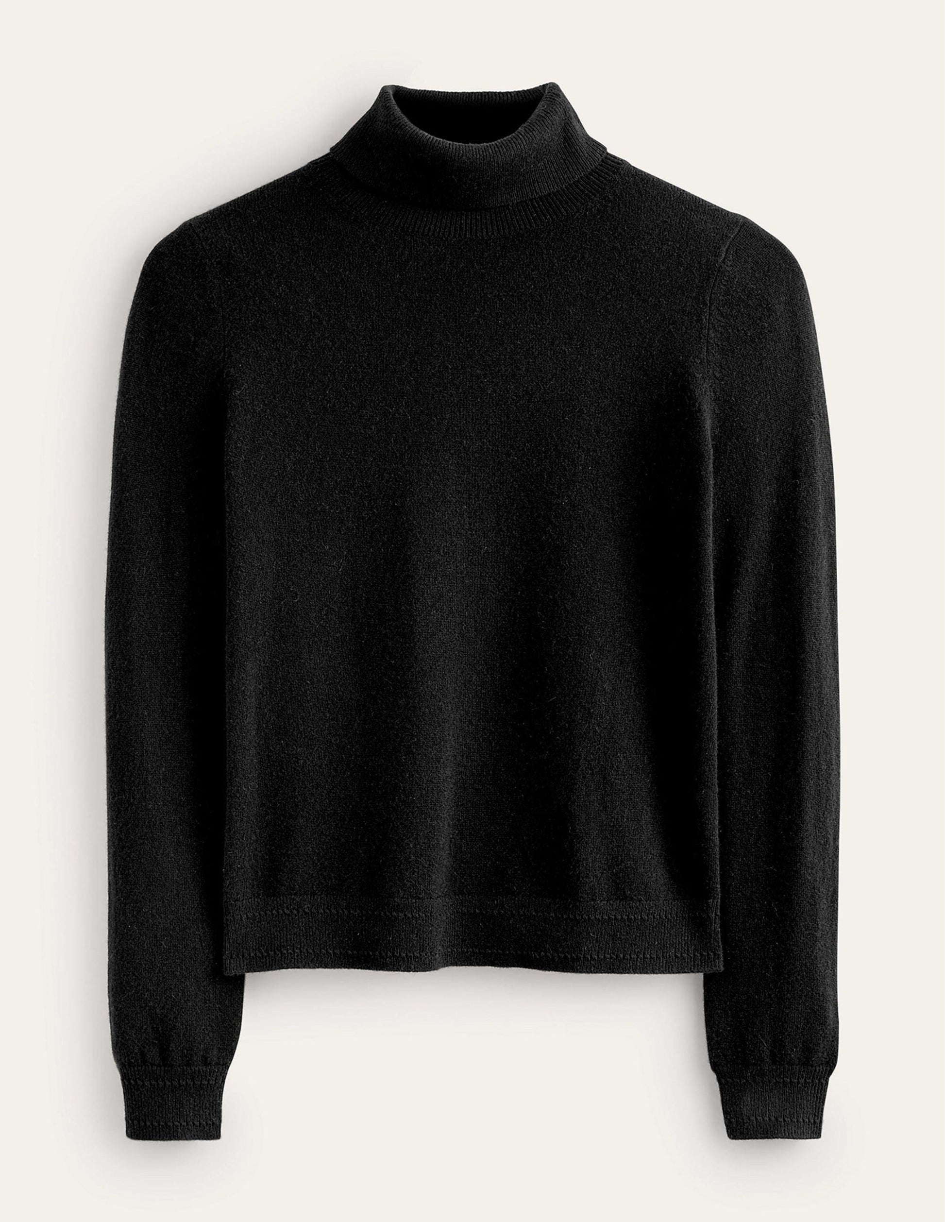 Pull Eva col roulé en cachemire-Noir-6