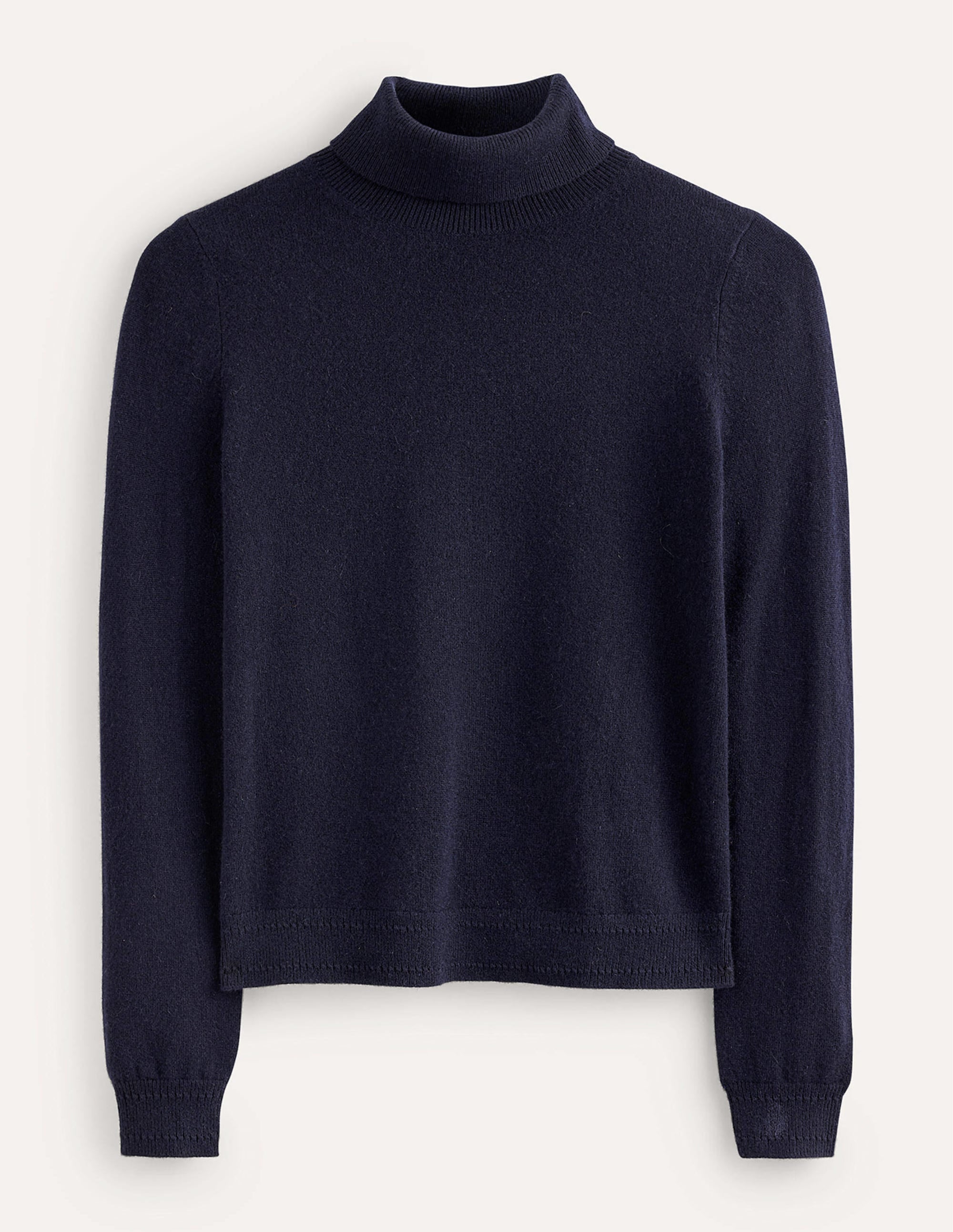 Eva Pullover aus Kaschmir-Marineblau - Image 5