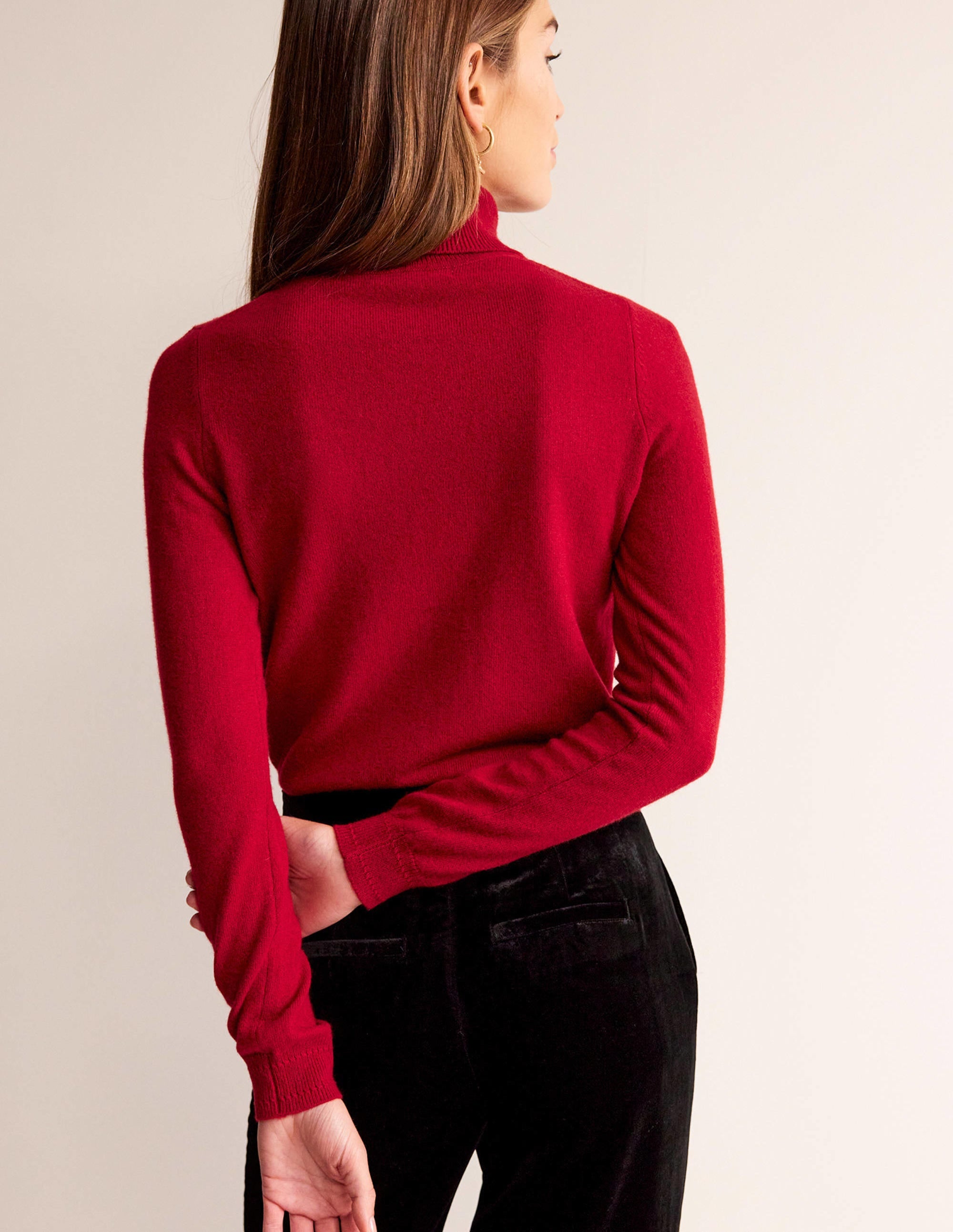 Eva Rollkragenpullover aus Kaschmir-Salsa - Image 3