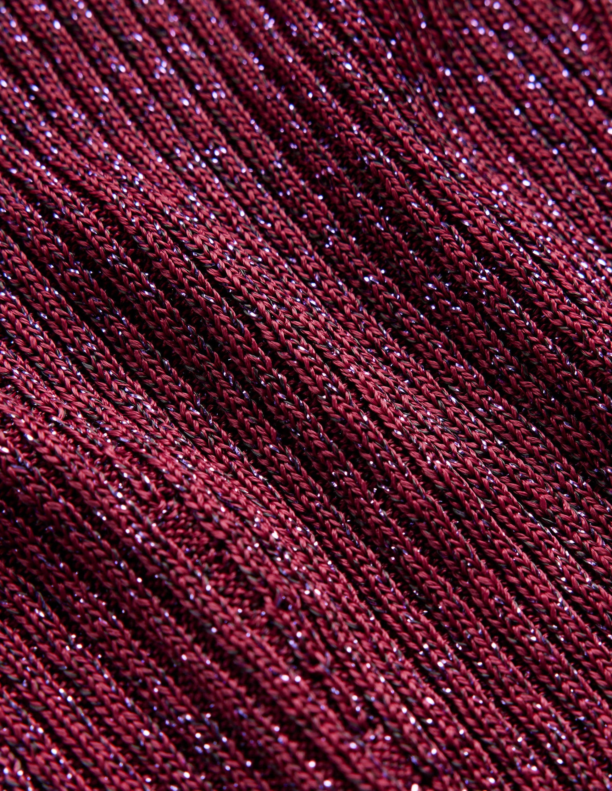 Party-Pullover aus glitzerndem Rippstrick-Zwetschgenbeere-6