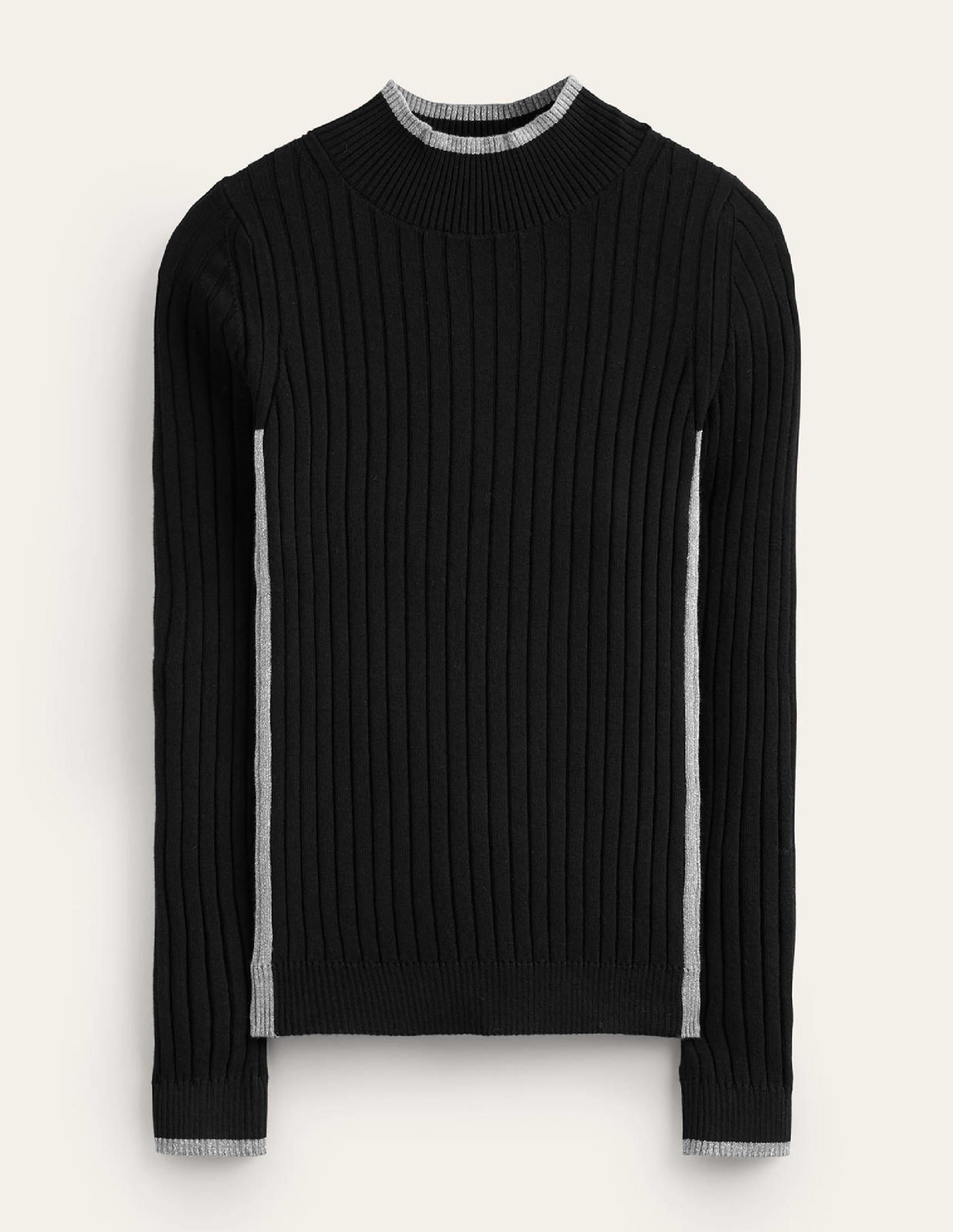 Isodora Rippstrick-Pullover-Schwarz - Image 5