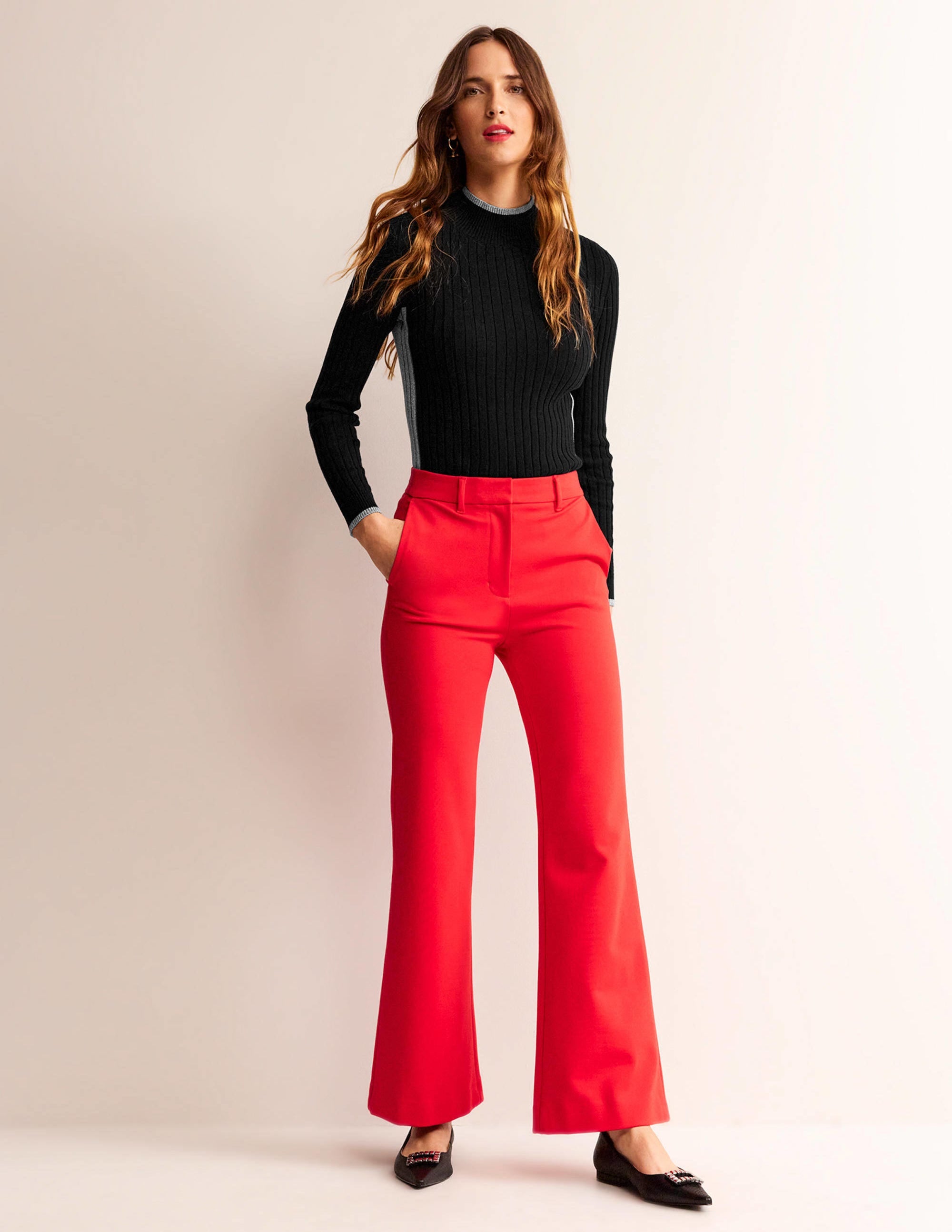 Isodora Rippstrick-Pullover-Schwarz - Image 4
