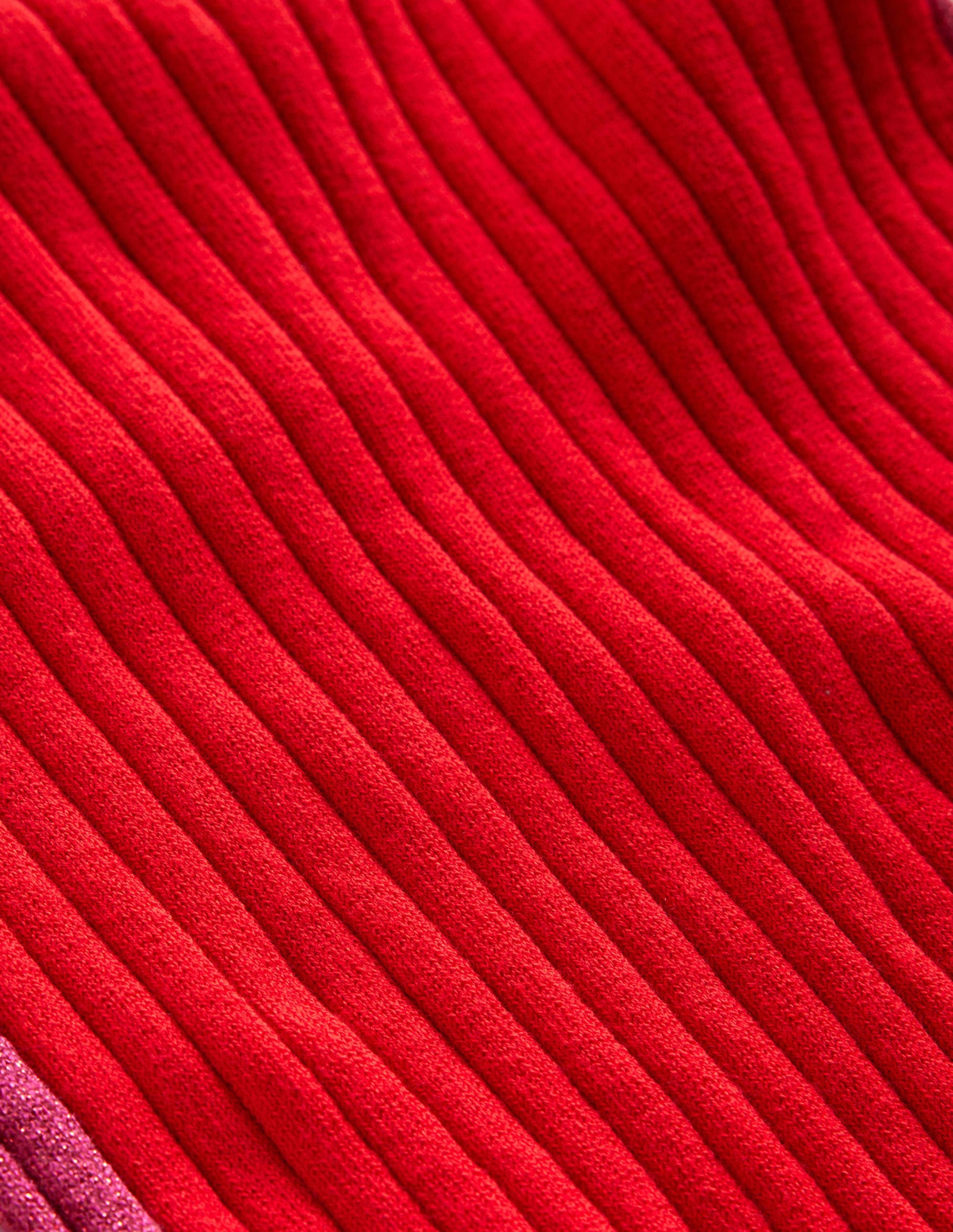 Isodora Rippstrick-Pullover-Leuchtendes Rot-7