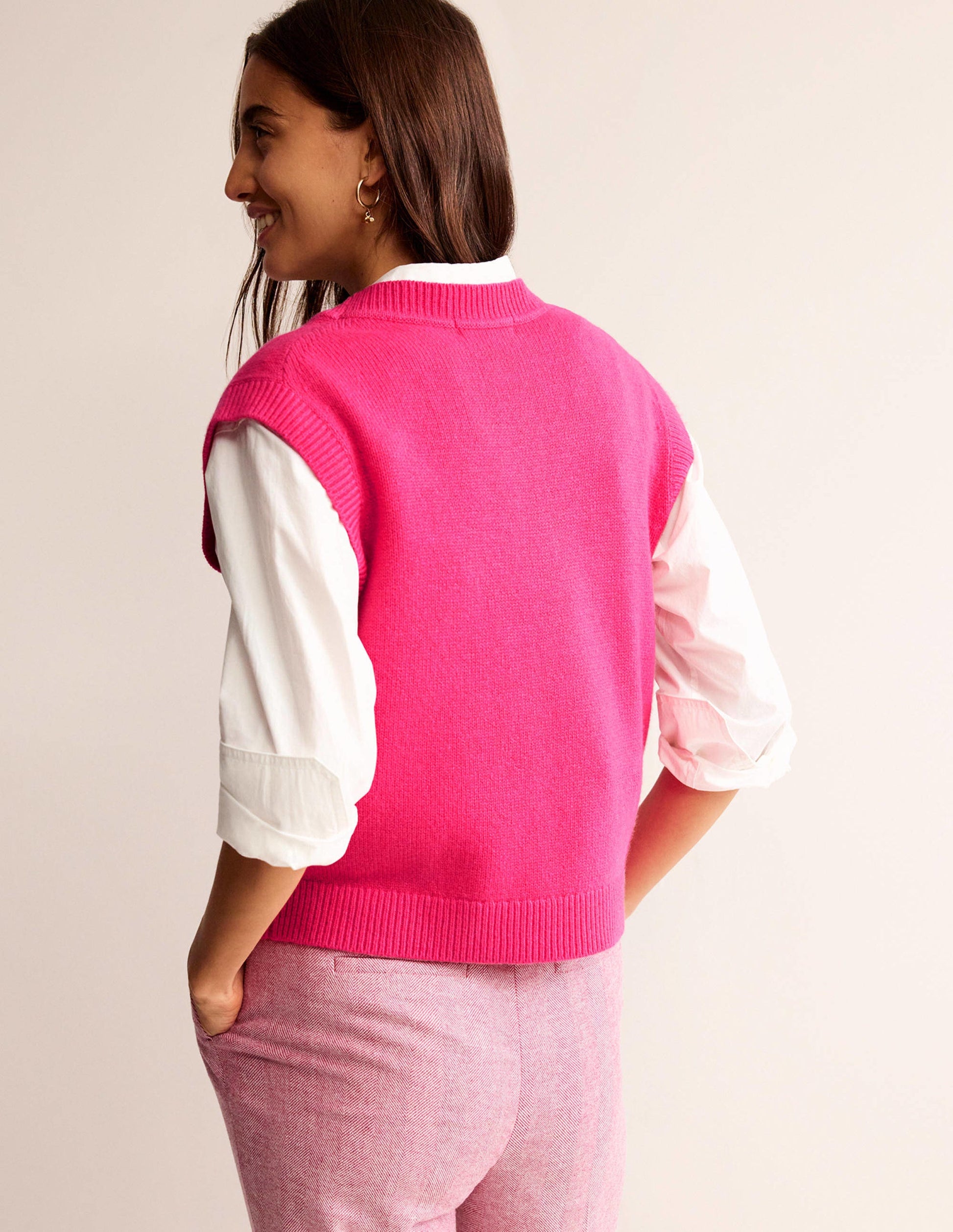 Olivia Merino-Pullunder-Kräftiges Rosa-3
