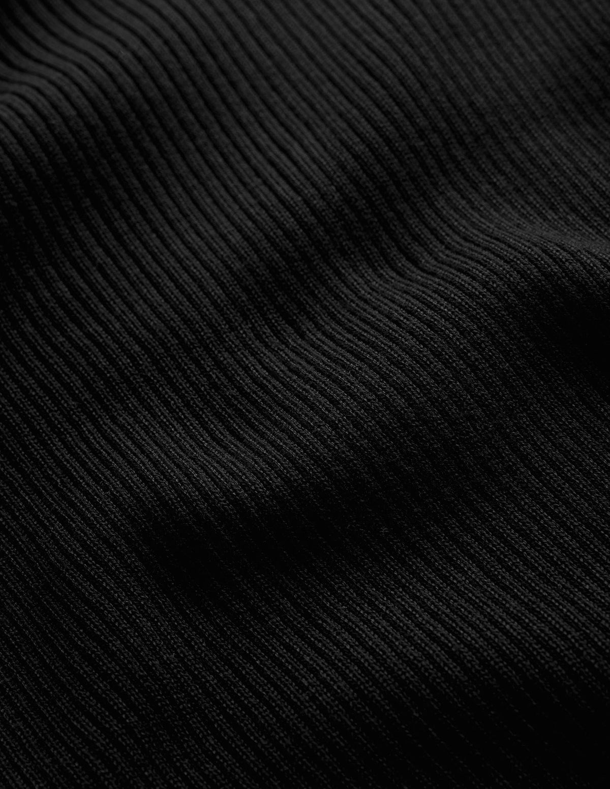 Baumwollpullover aus Rippstrick-Schwarz - Image 6
