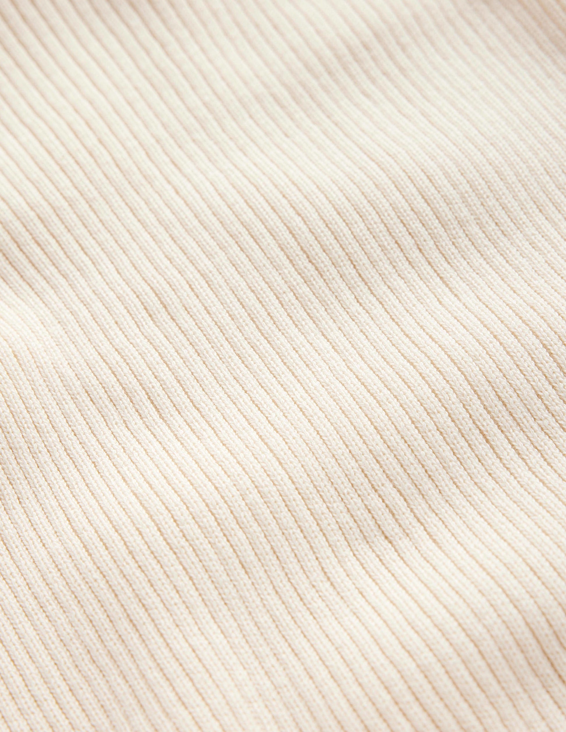 Ribbed Cotton Jumper-Warm Ivory-6