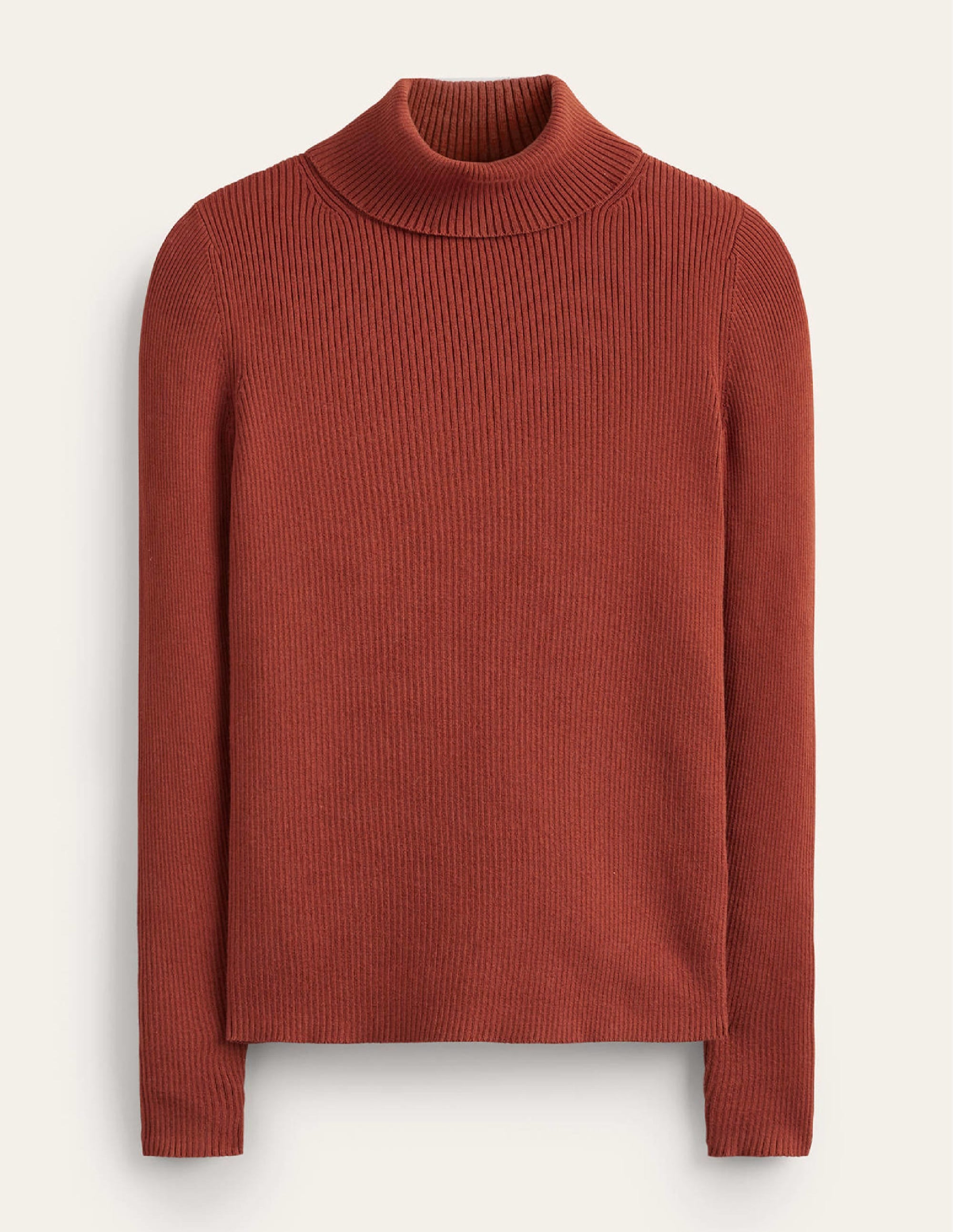 Catriona Rollkragenpullover-Kastanienbraun - Image 5