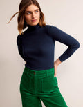 Catriona Rollkragenpullover-Marineblau