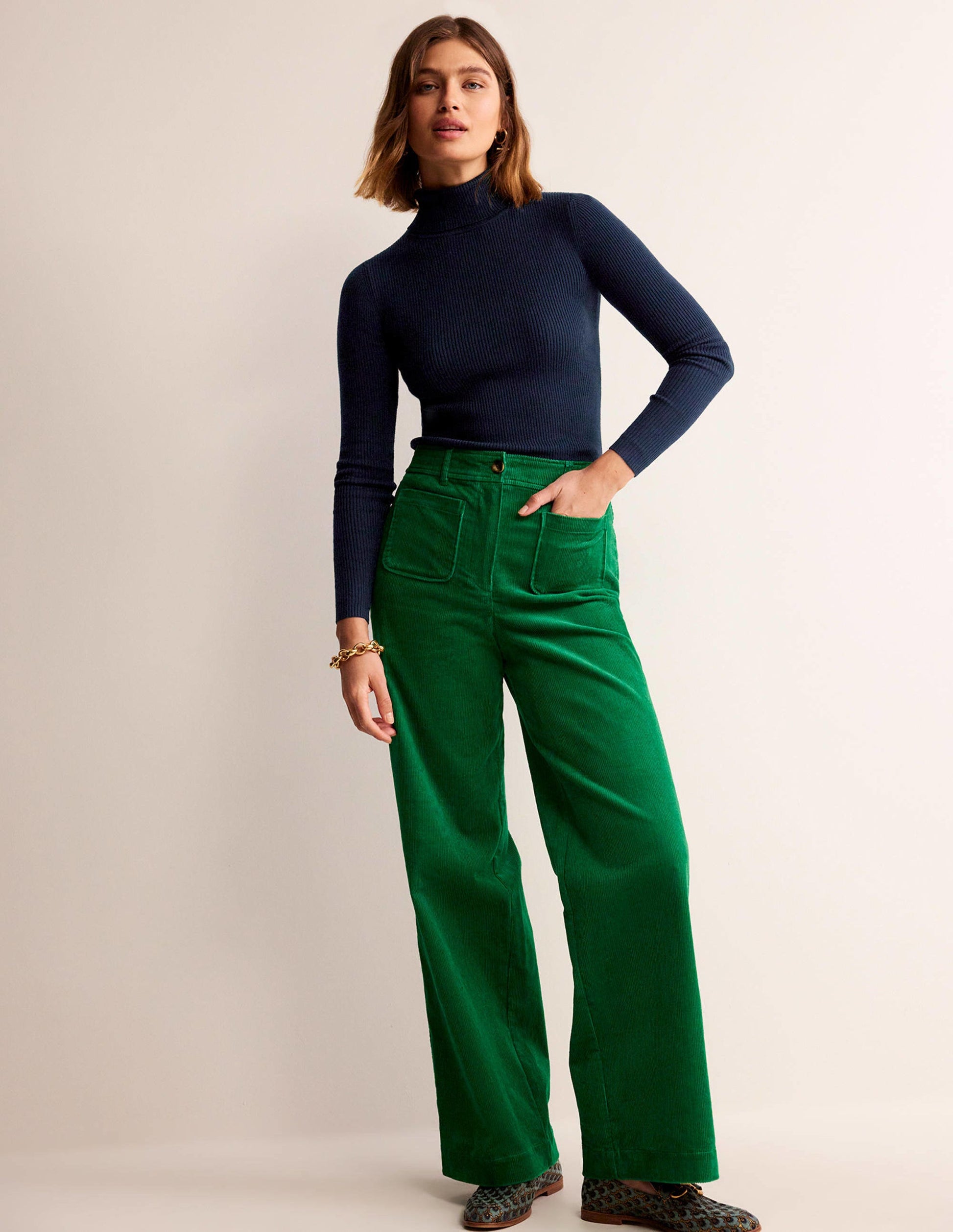 Catriona Rollkragenpullover-Marineblau-4
