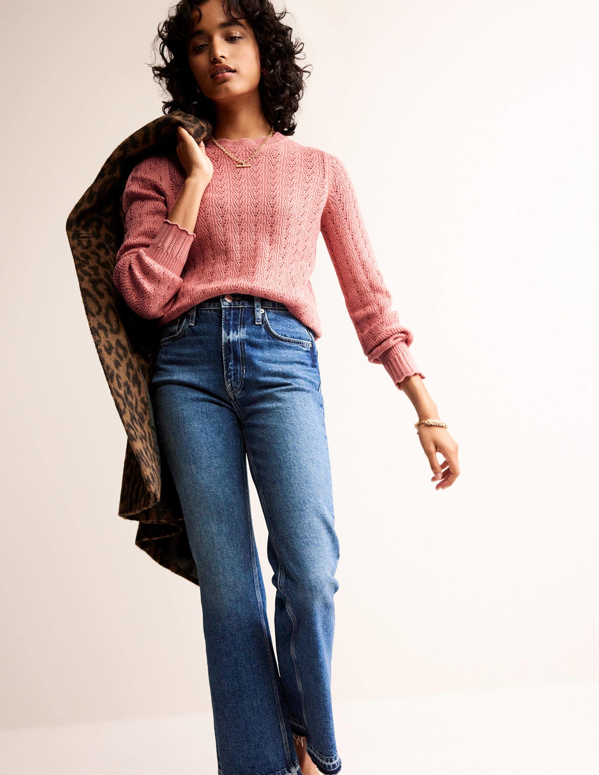 Pullover mit Pointelle-Stickerei-Altrosa-4
