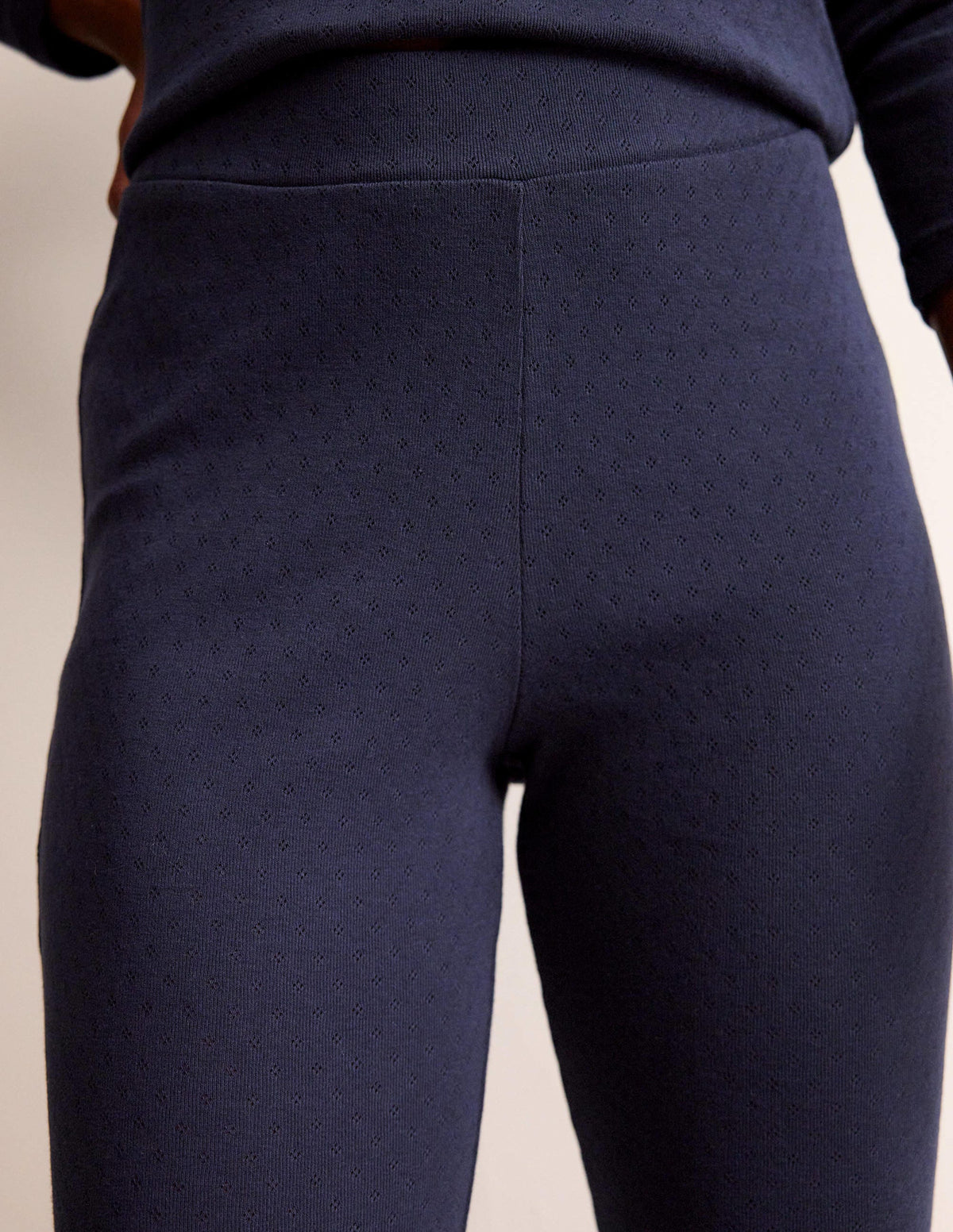 Pyjama-Leggings aus Jersey-Marineblau - Image 2