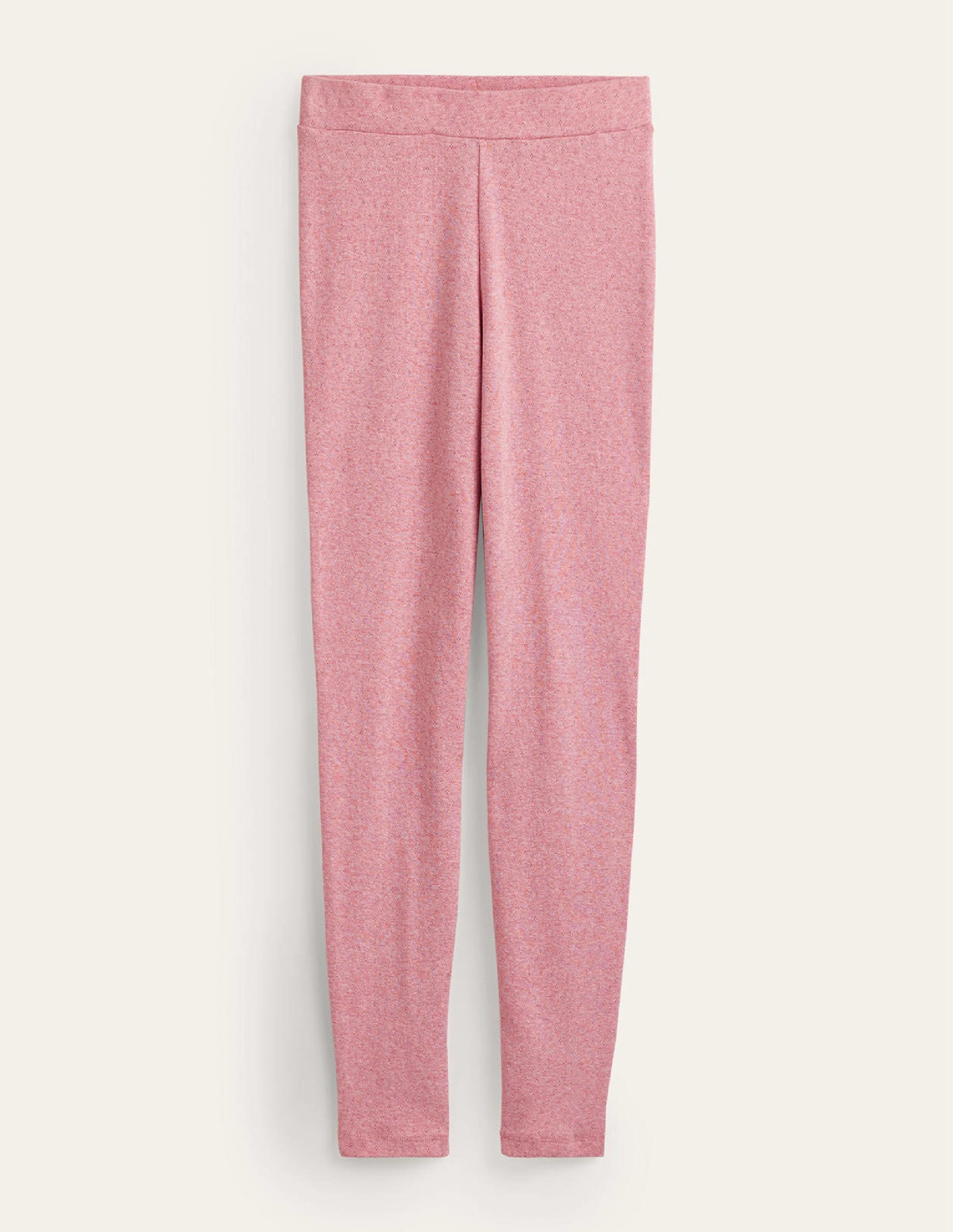 Pyjama-Leggings aus Jersey-Hellrosa Meliert - Image 5