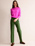 Pantalon Pimlico en point de Rome-Vert hivernal