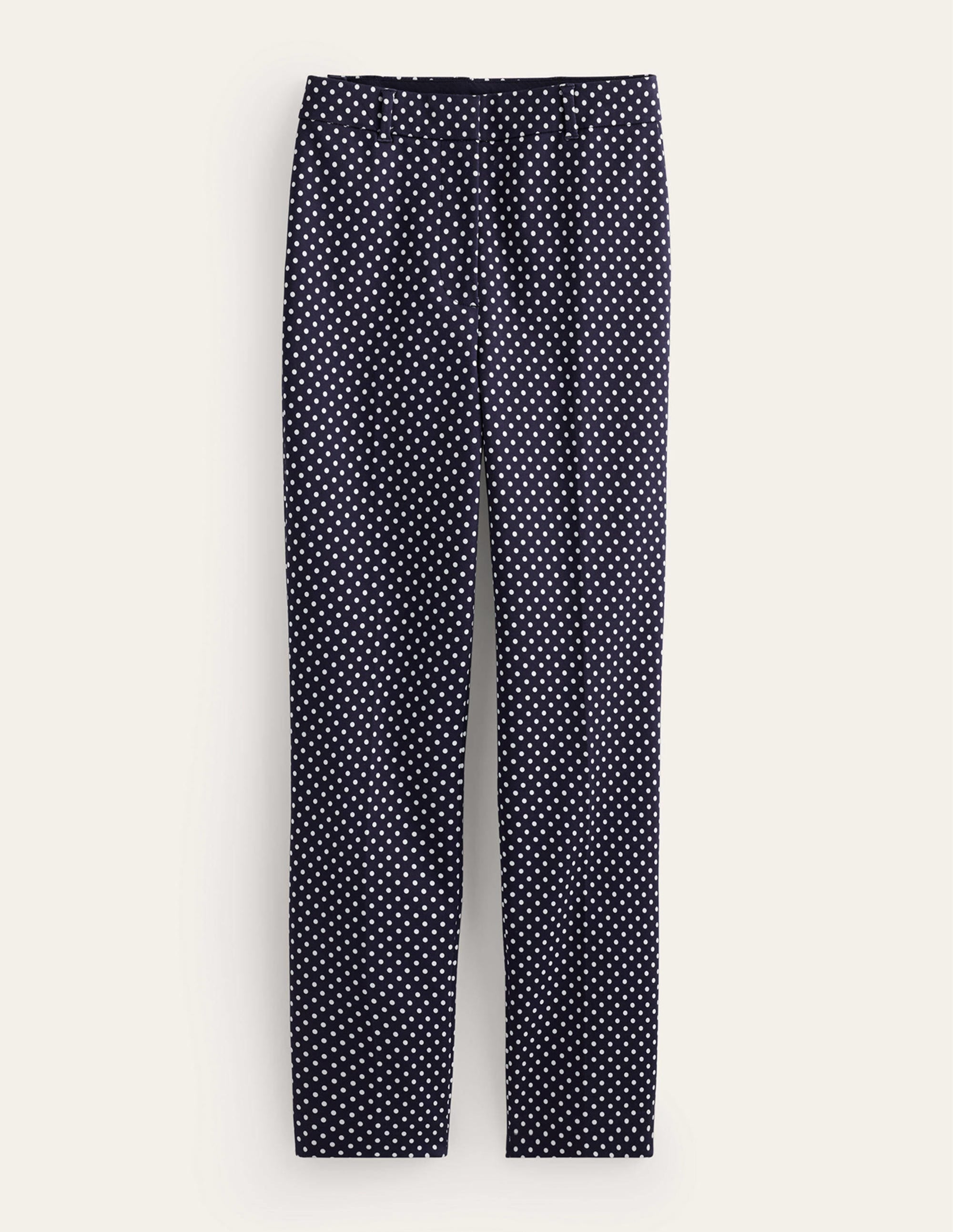 Pantalon Highgate imprimé-Bleu marine foncé, petits pois - Image 6
