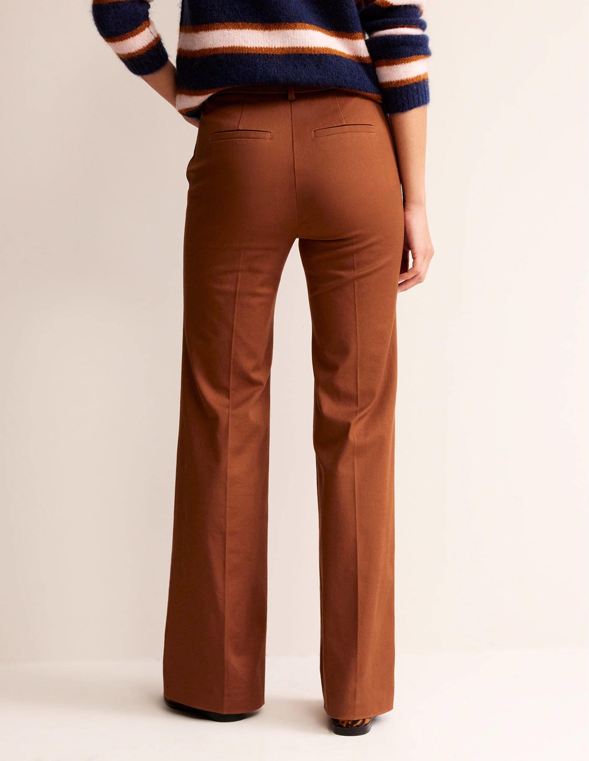 Pantalon Brompton en bi-stretch-Cognac - Image 3