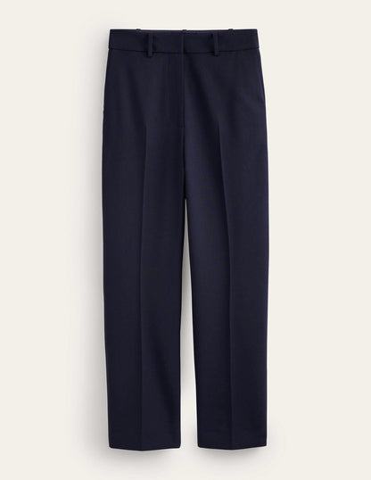 Kew Wool-Twill Trousers-Navy